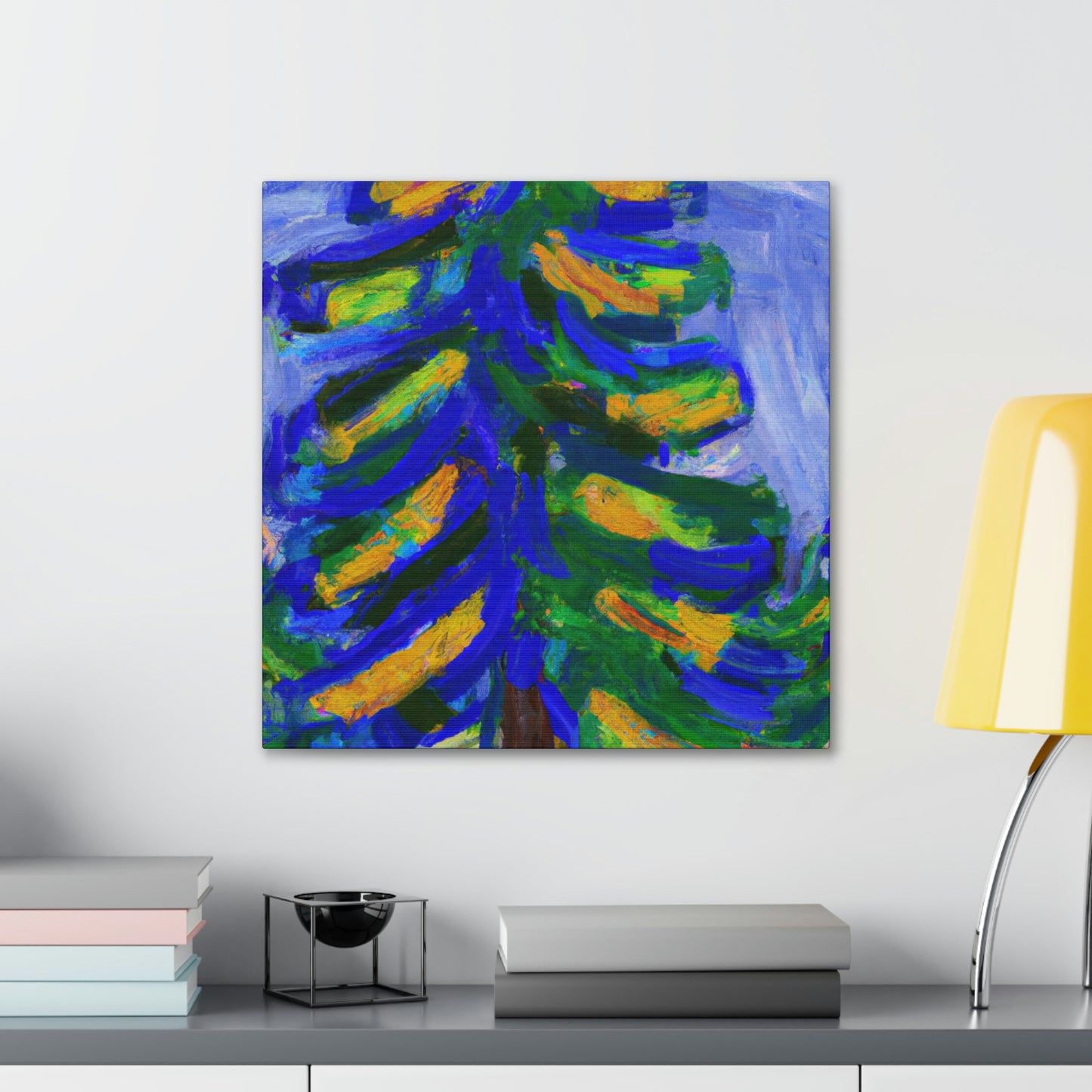 "Spruce Tree Expressionism" - Canvas