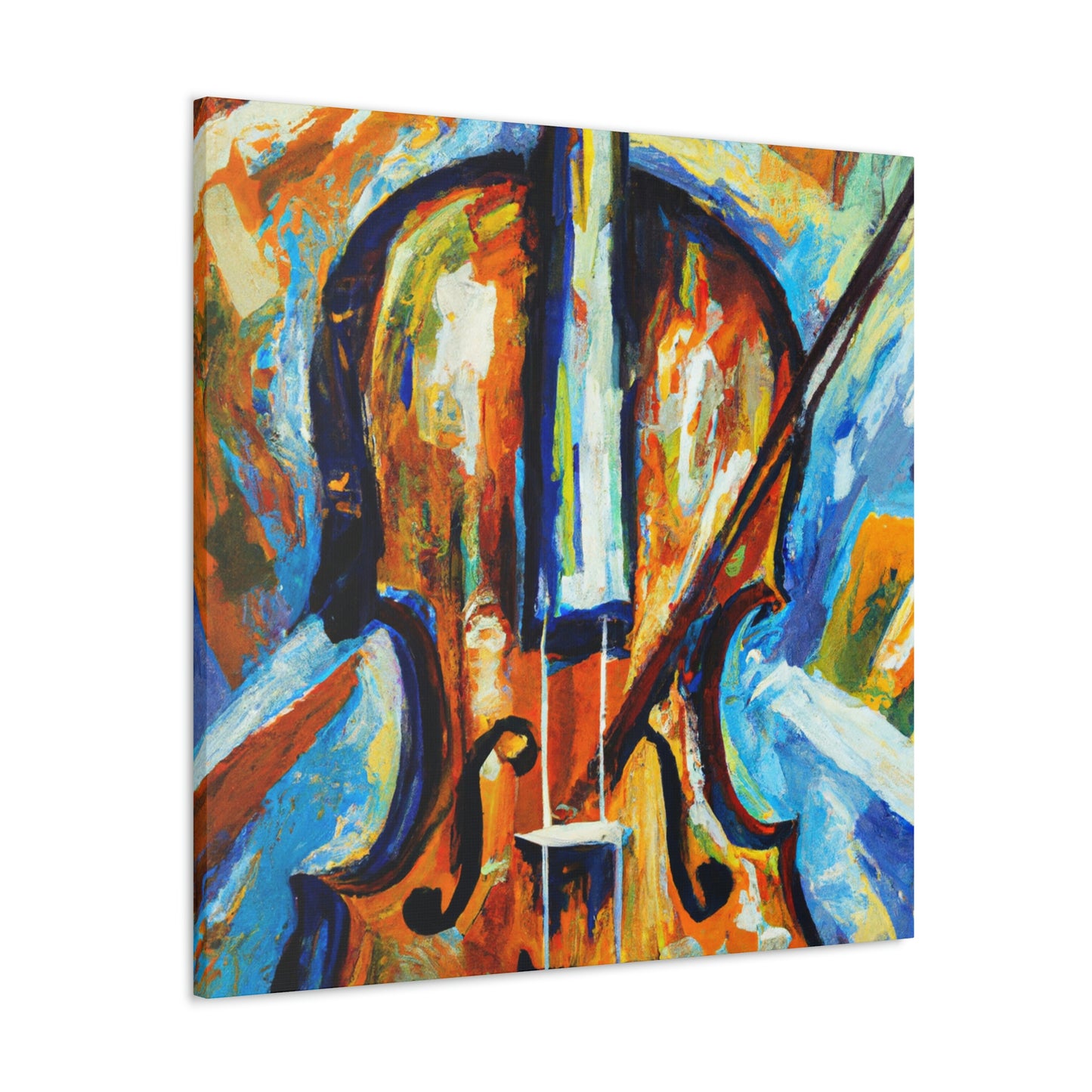 "Music of Expressionism Violin" - Canvas