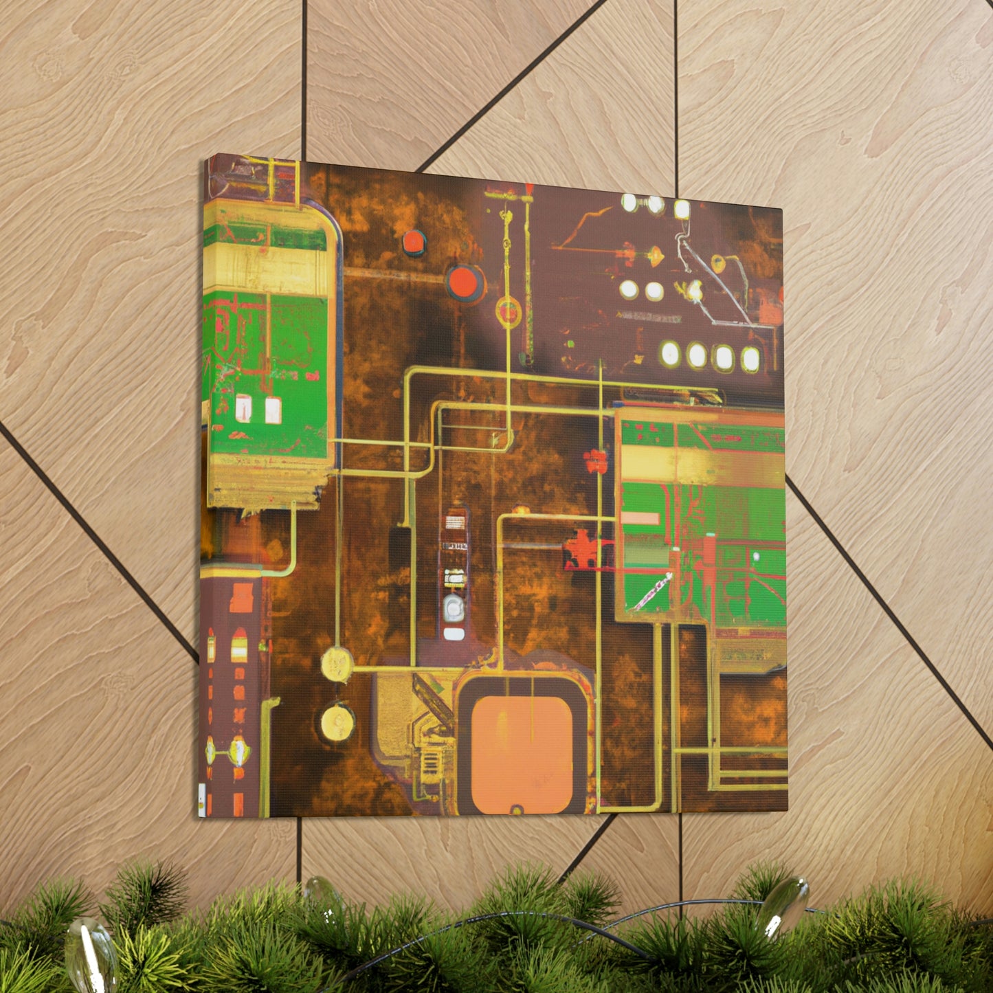 "The Technological Metropolis" - Canvas