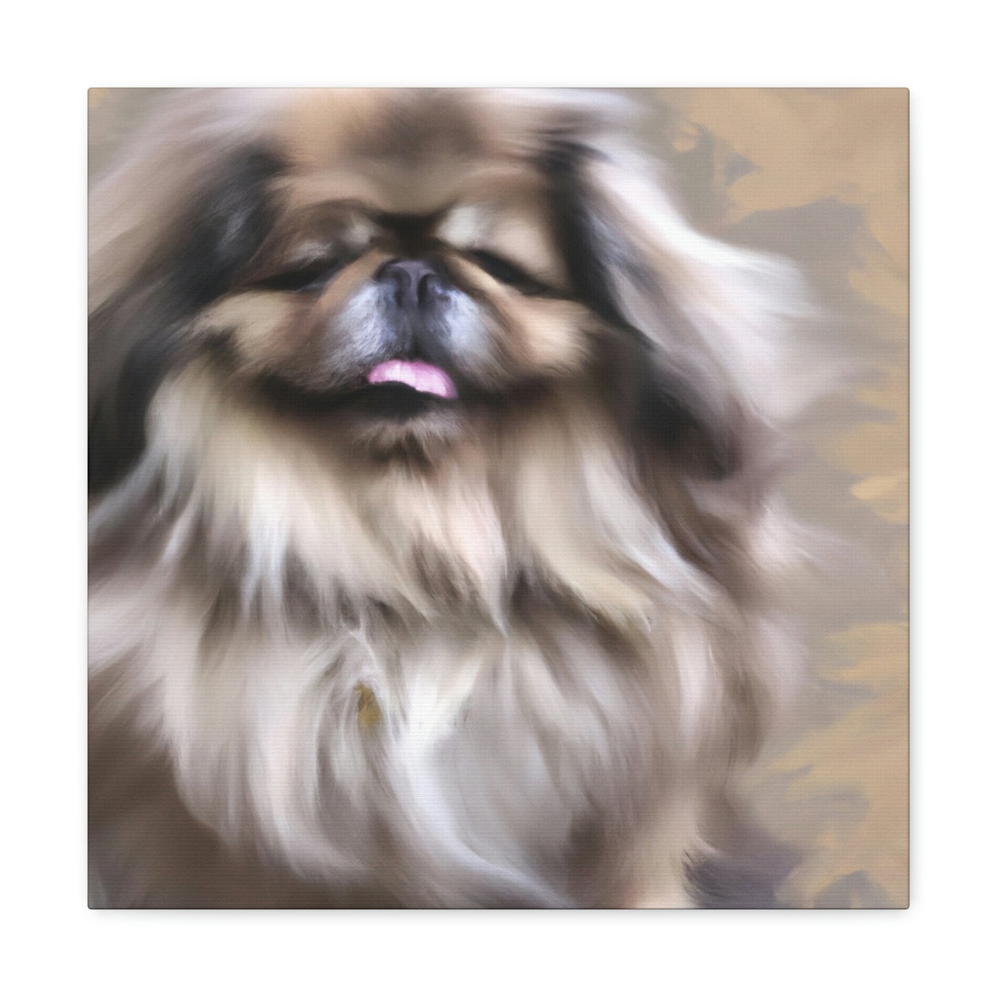 "Pekingese at Playtime" - Canvas