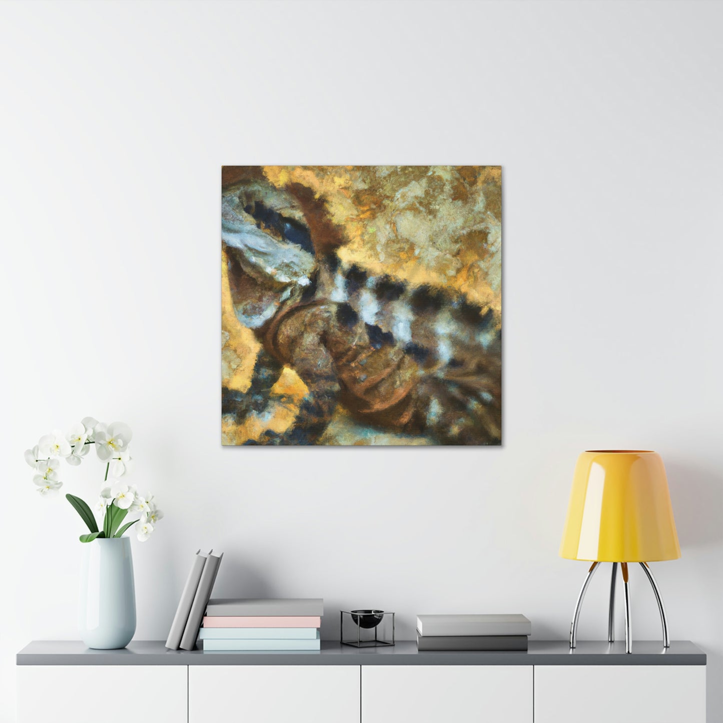 "Fanciful Frilled Lizard" - Canvas