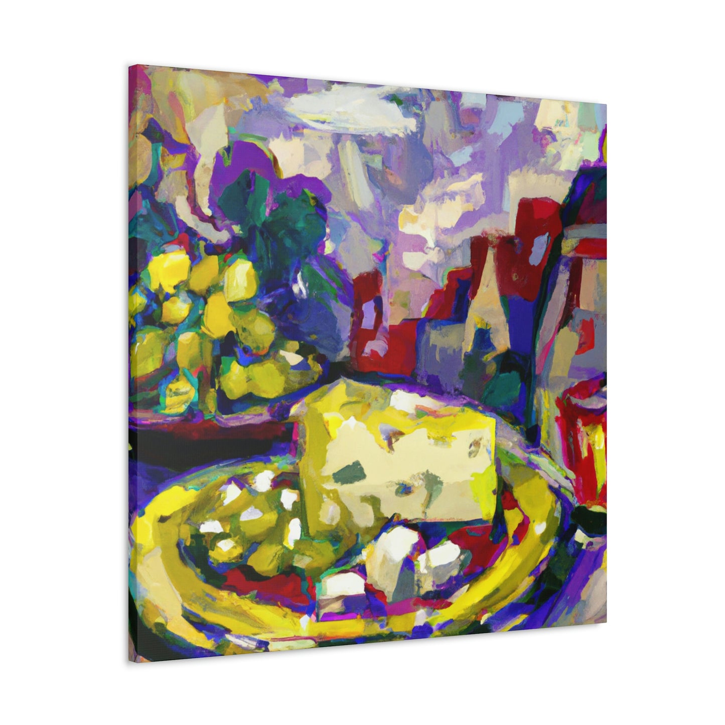 Cheese and Grapes Abound - Canvas