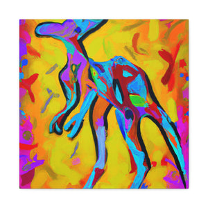 Kangaroo's Expressionist Dance - Canvas