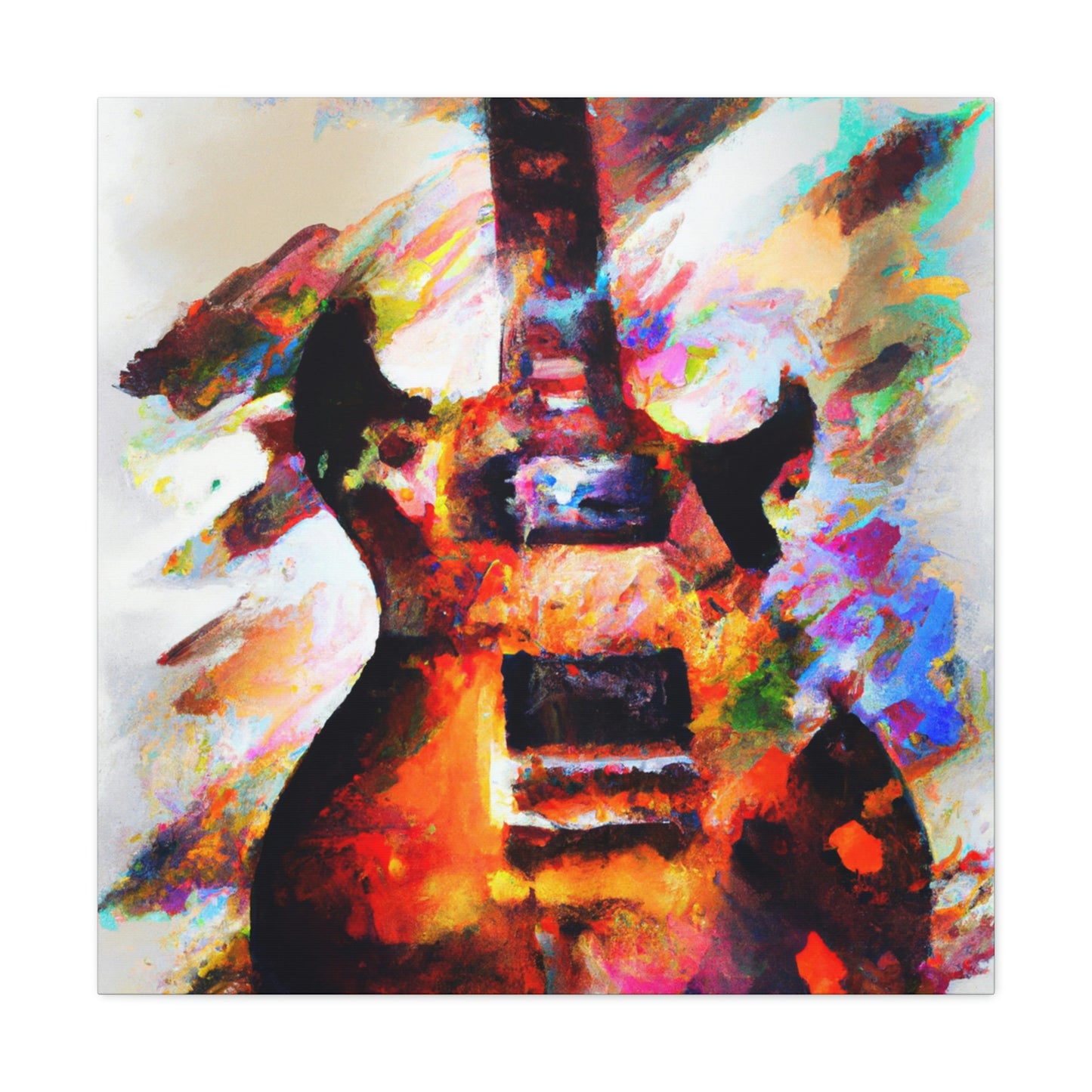 "Electric Guitar Symphony" - Canvas