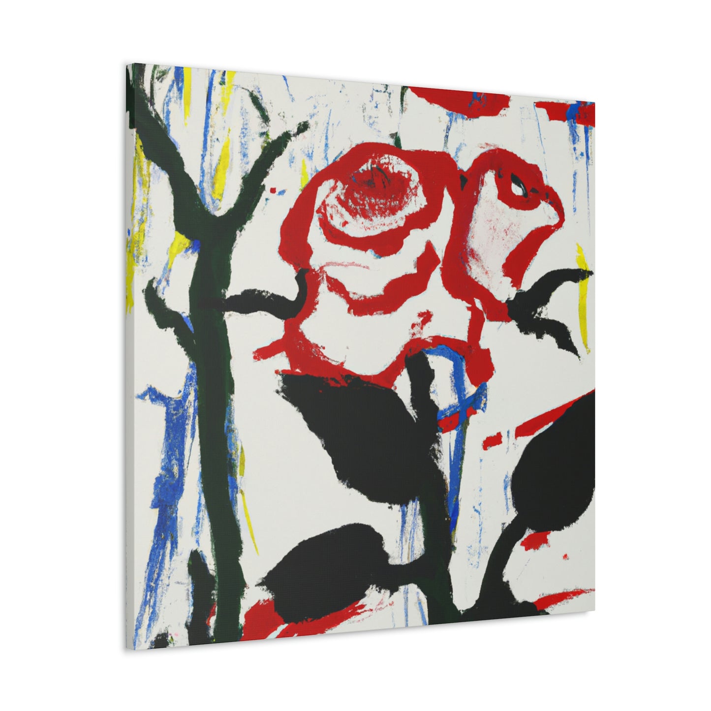 "Rose in Expressionism" - Canvas