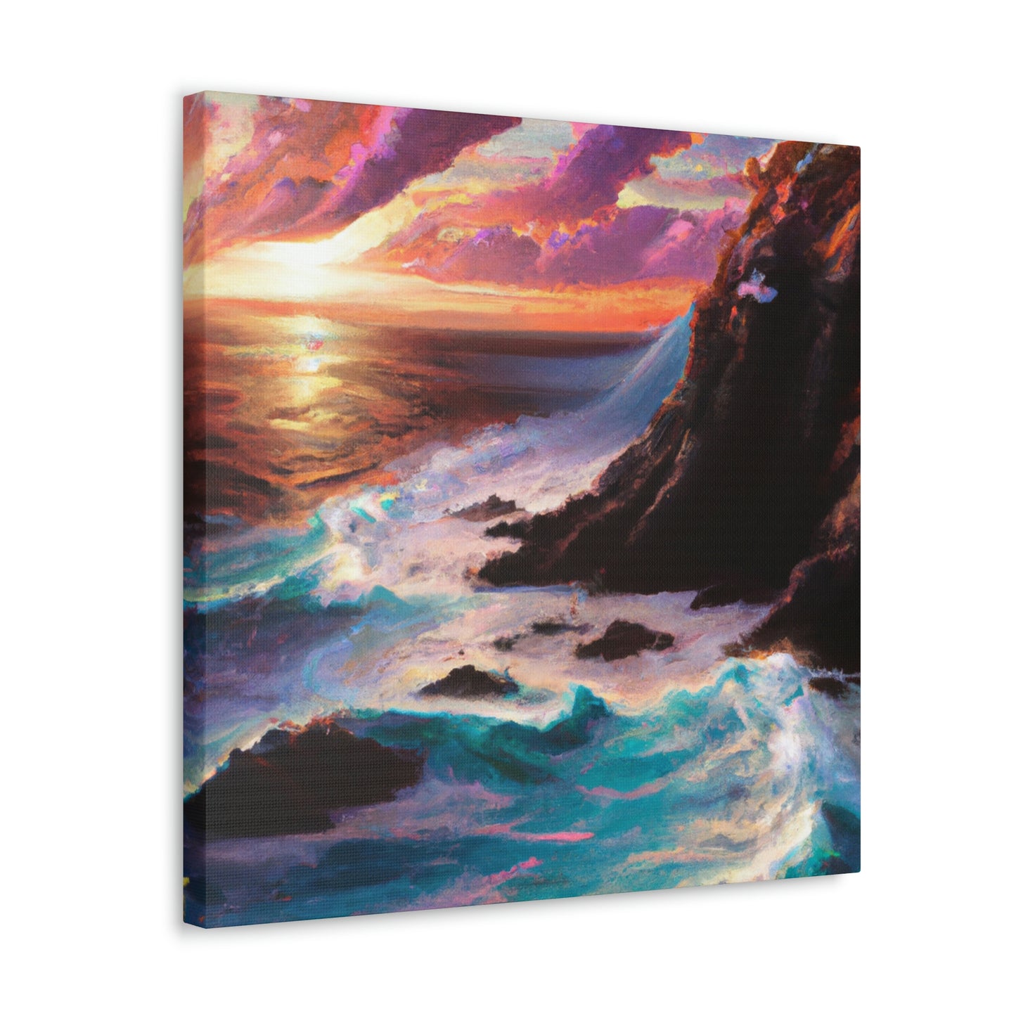 Sculpted Sublime Sunrise - Canvas