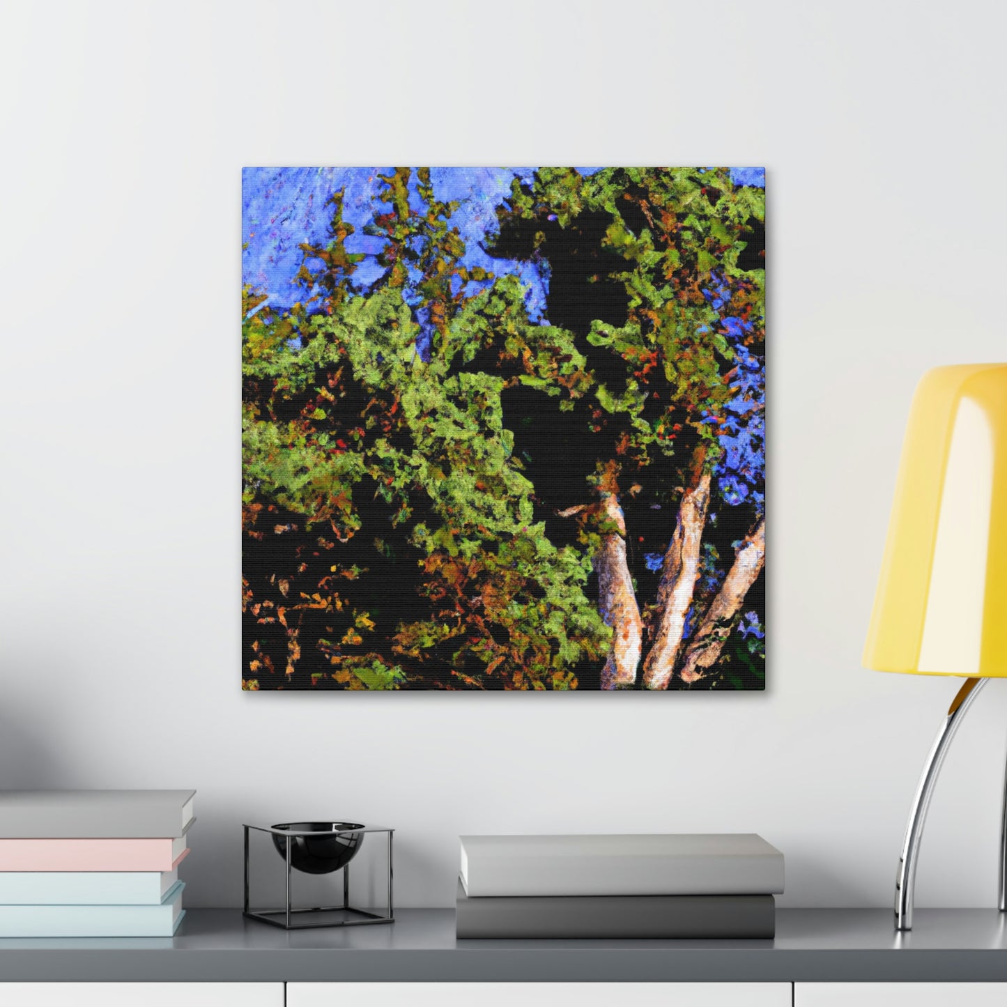 "Cedar Tree Expressionism" - Canvas