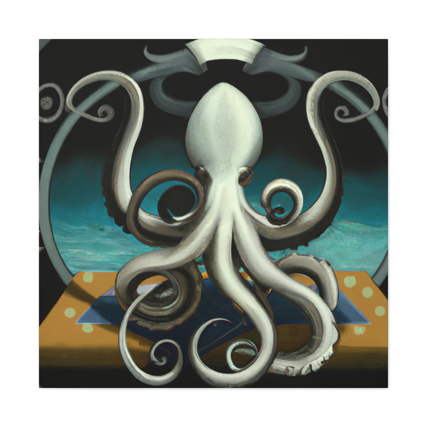 "Octopus at Dusk Dusk" - Canvas