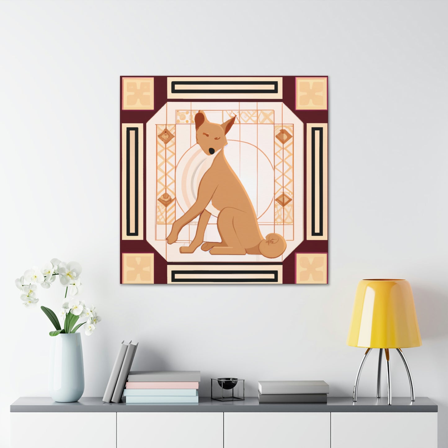 "Dhole's Deco Dreaming" - Canvas