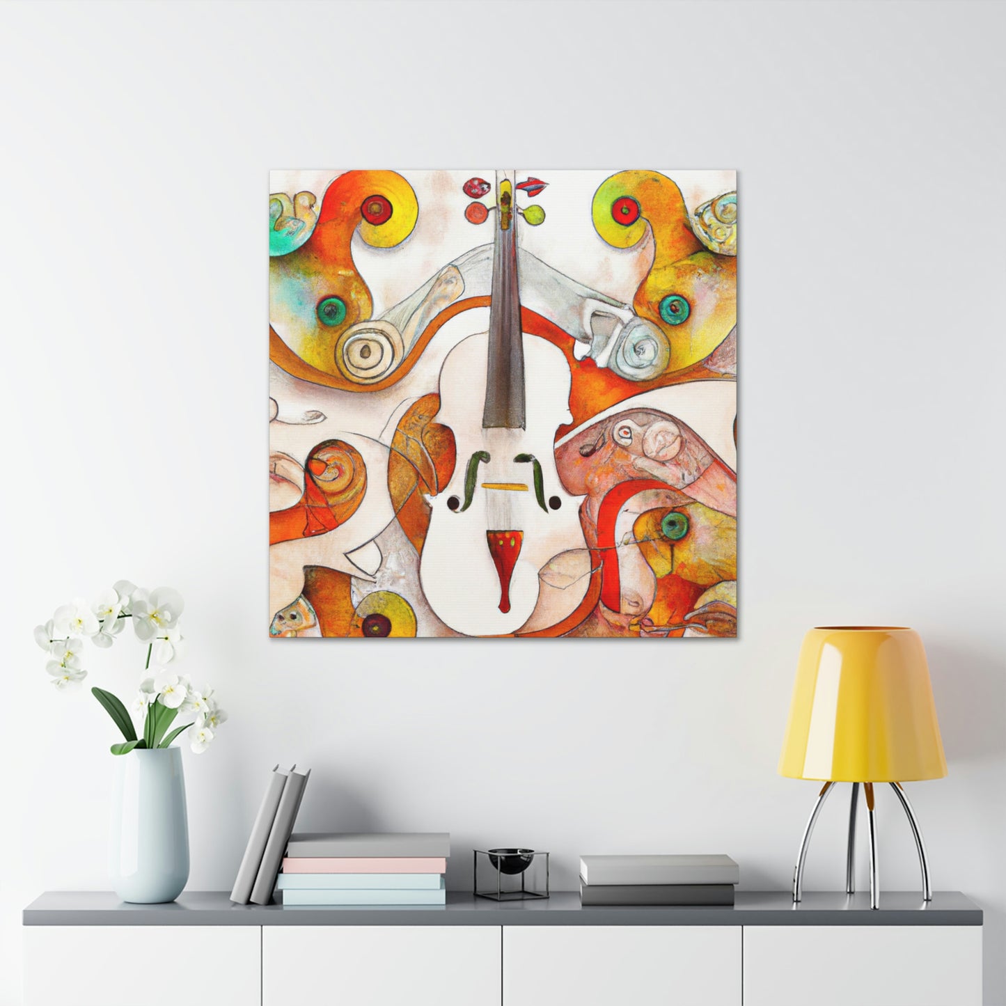 Vibrant Violin Melody - Canvas