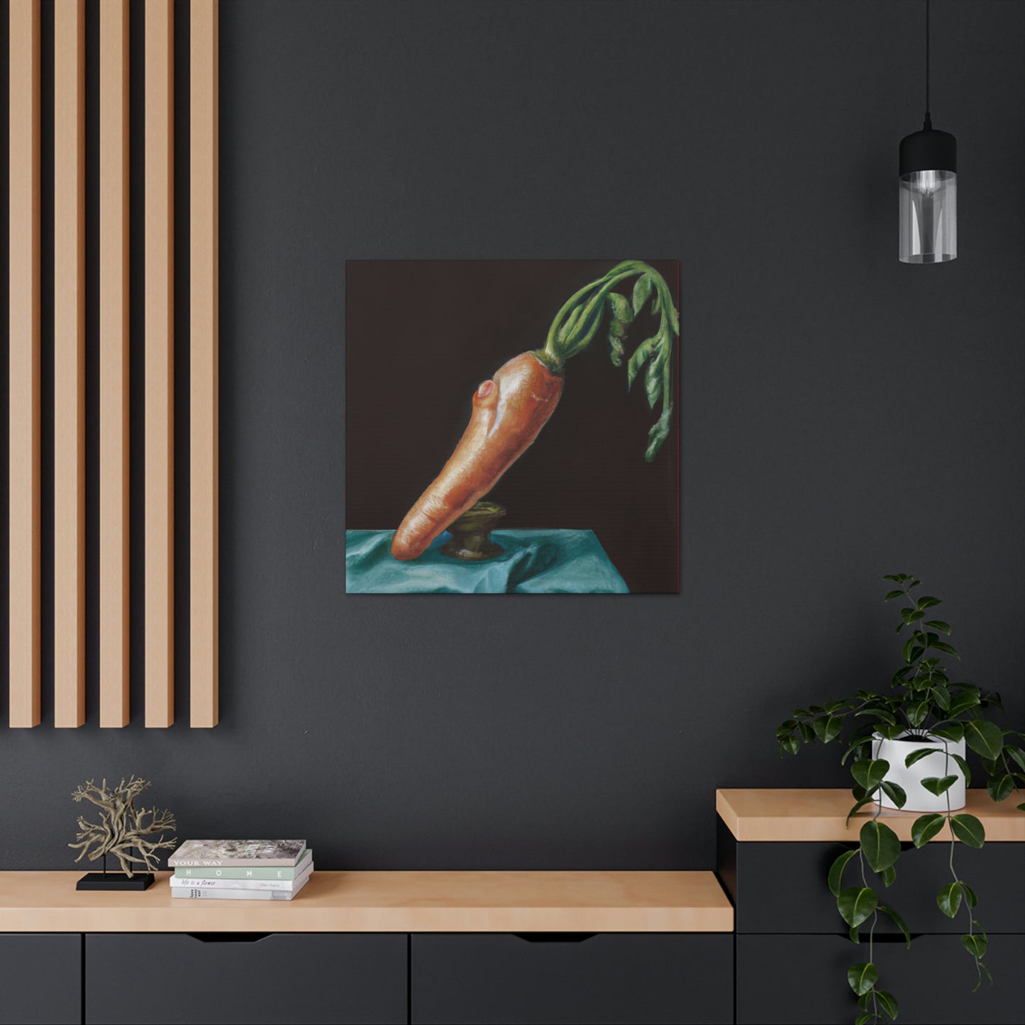 "Carrot Utopia Splendor" - Canvas