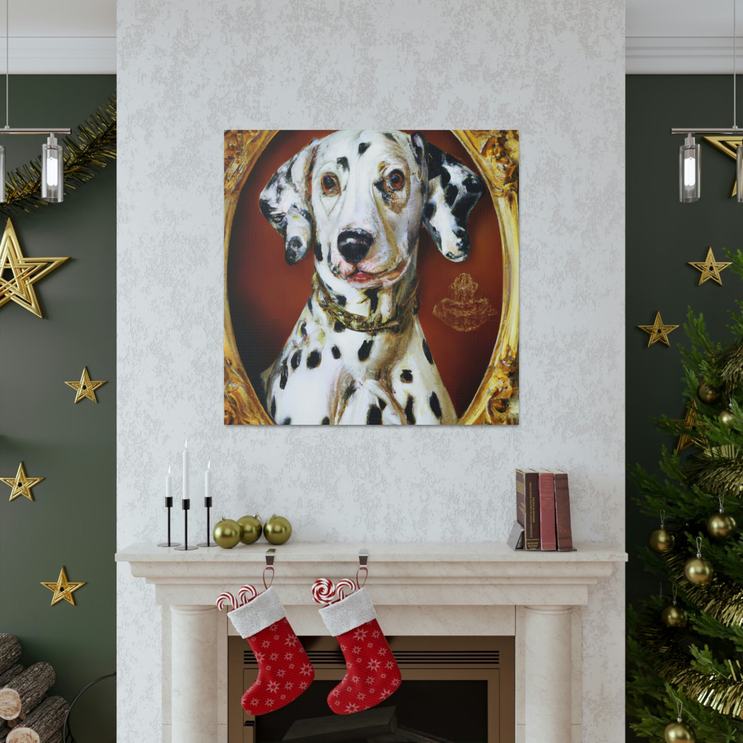 Dalmatian in Rococo - Canvas