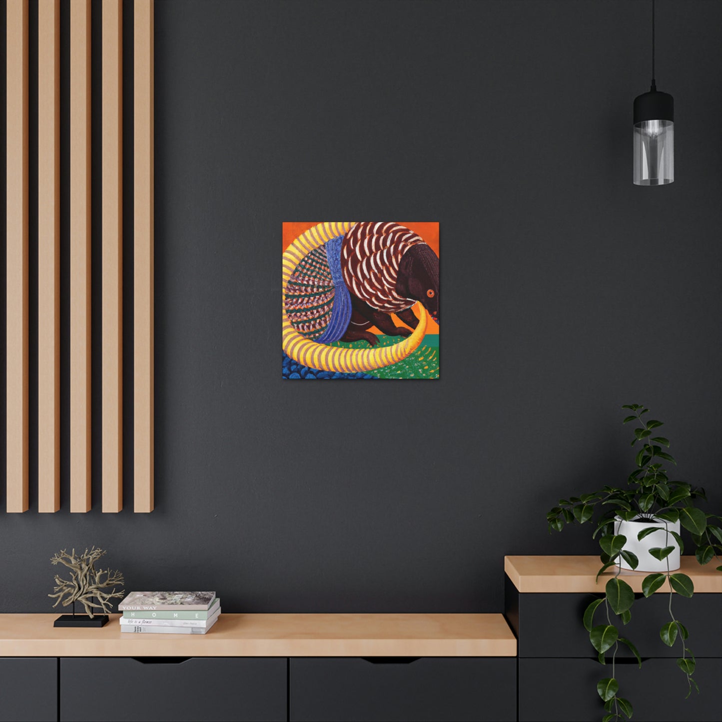 Gilded Pangolin Radiance - Canvas