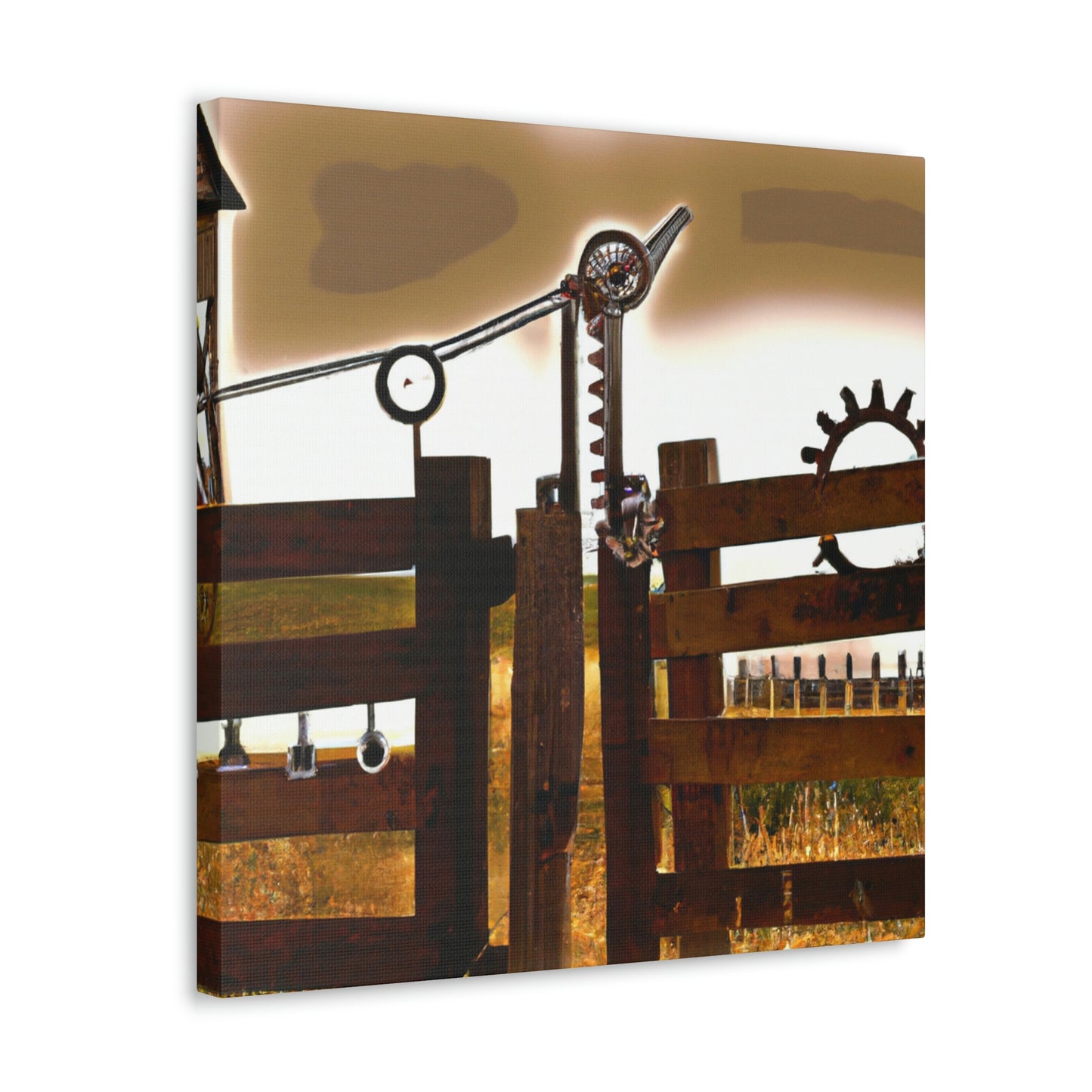 The Fence - Canvas