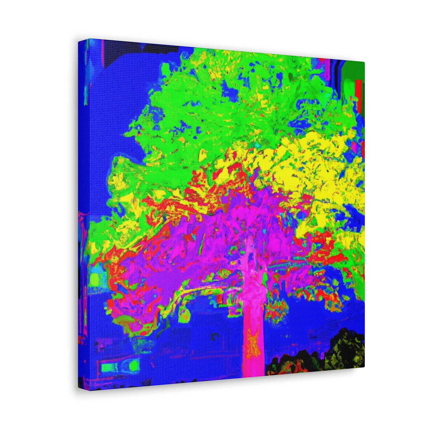 Oak Tree Expressionism. - Canvas