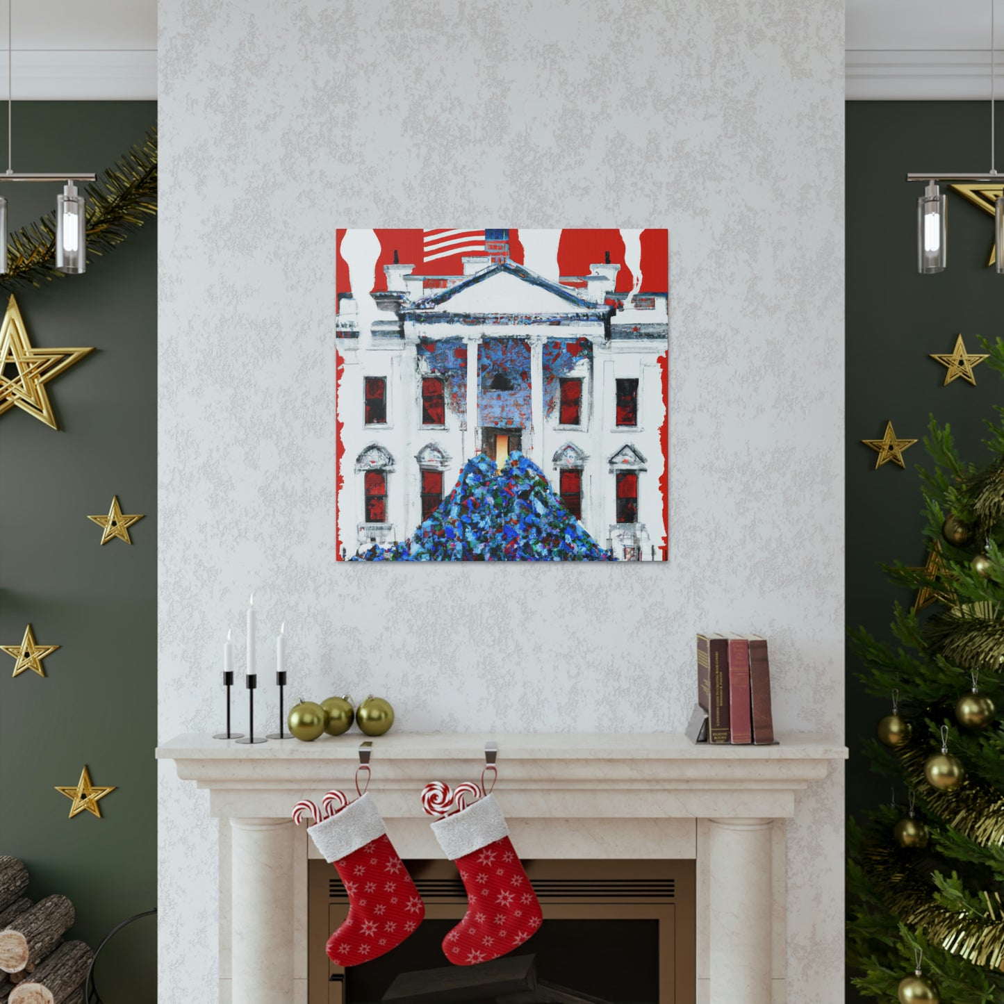 The White House Grandeur - Canvas