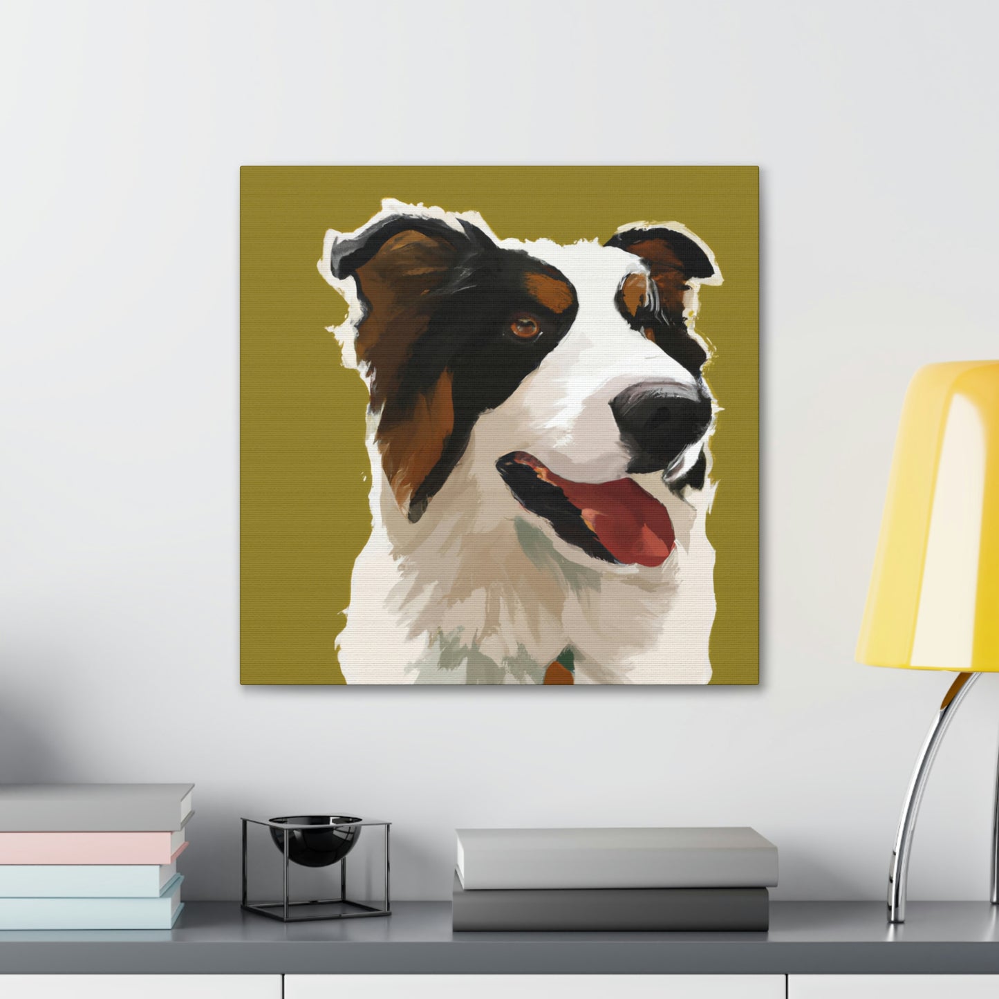 "Border Collie Simplicity" - Canvas