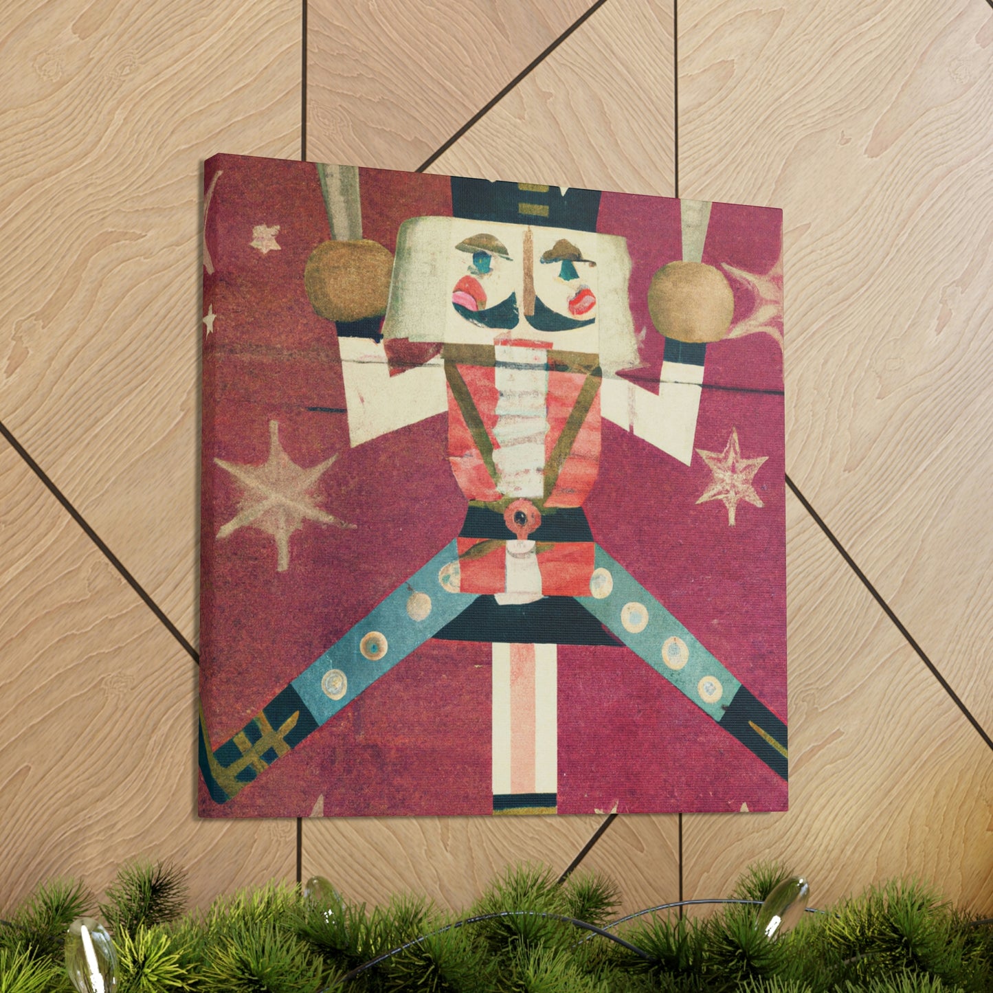 Nutcracker in Glitter - Canvas