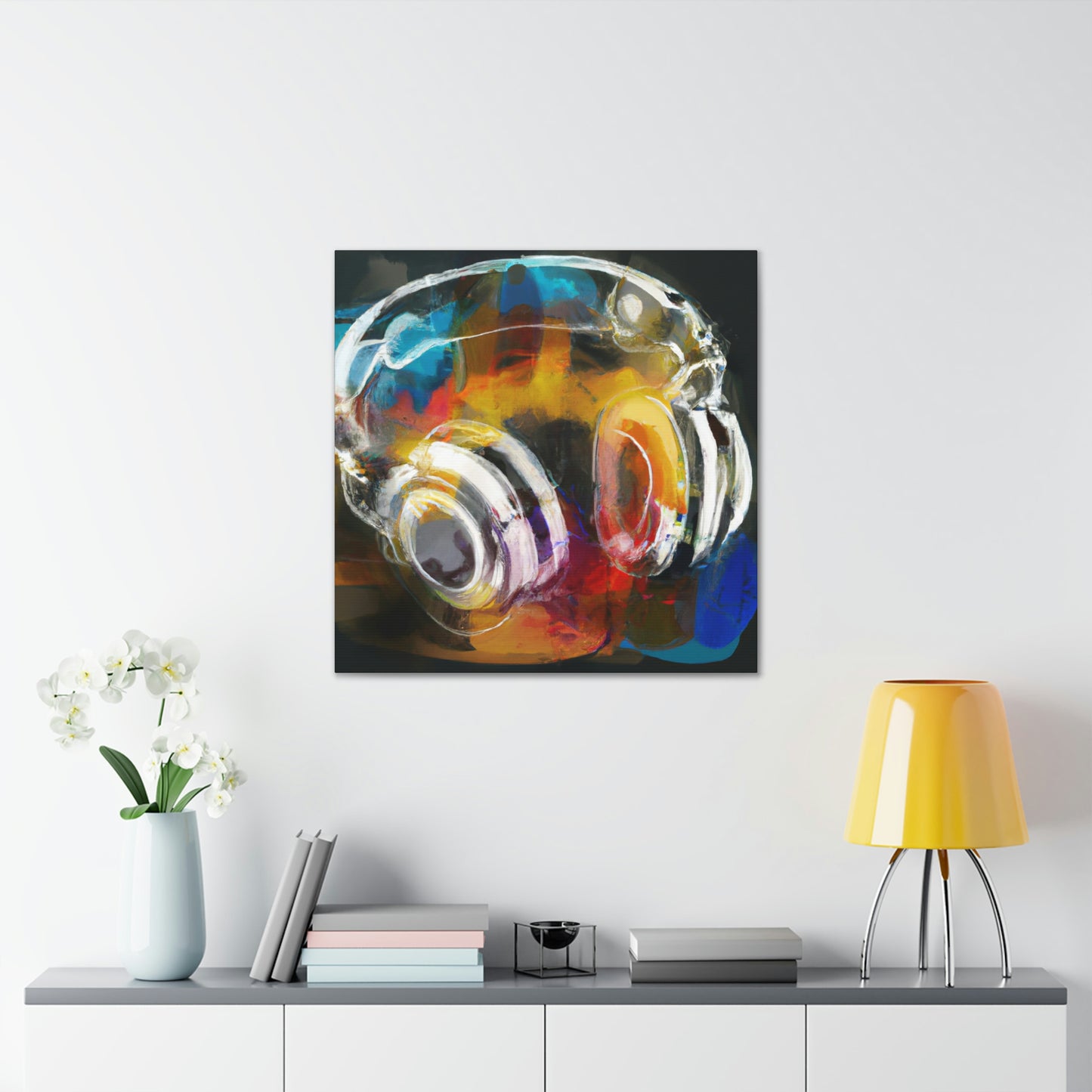 "Headphone Music Dreaming" - Canvas