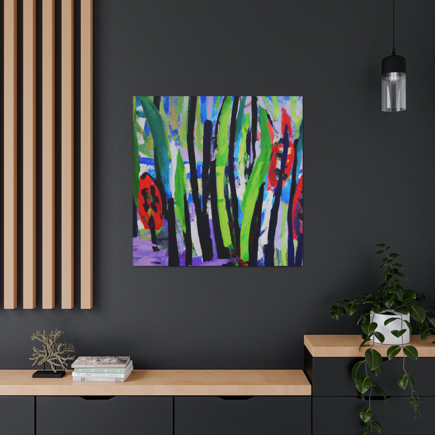 Lotus in Reflection - Canvas