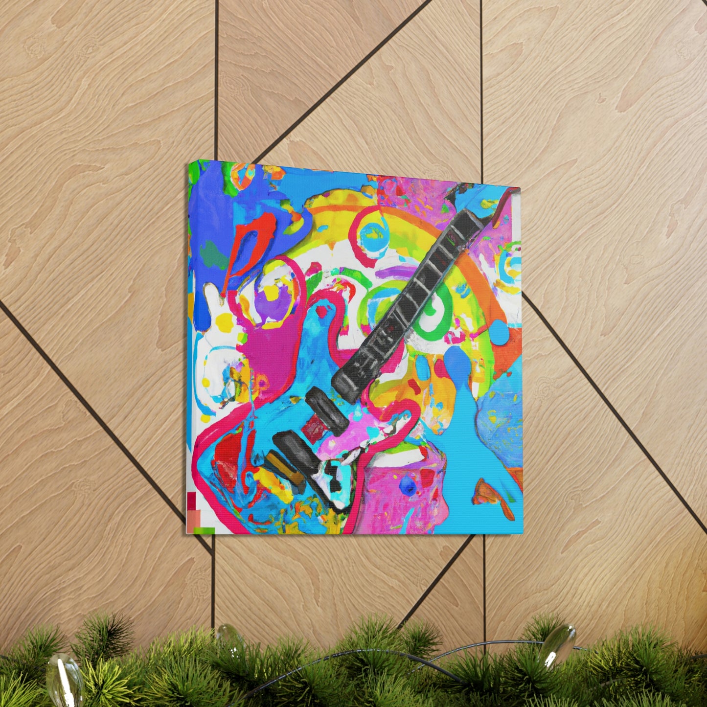 Electric Guitar Jolt - Canvas