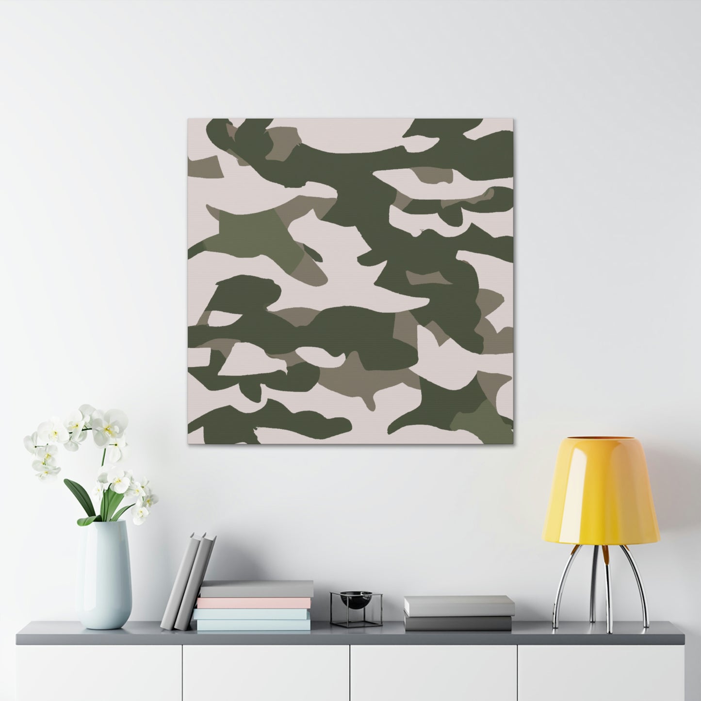 "Camouflage in Monochrome." - Canvas