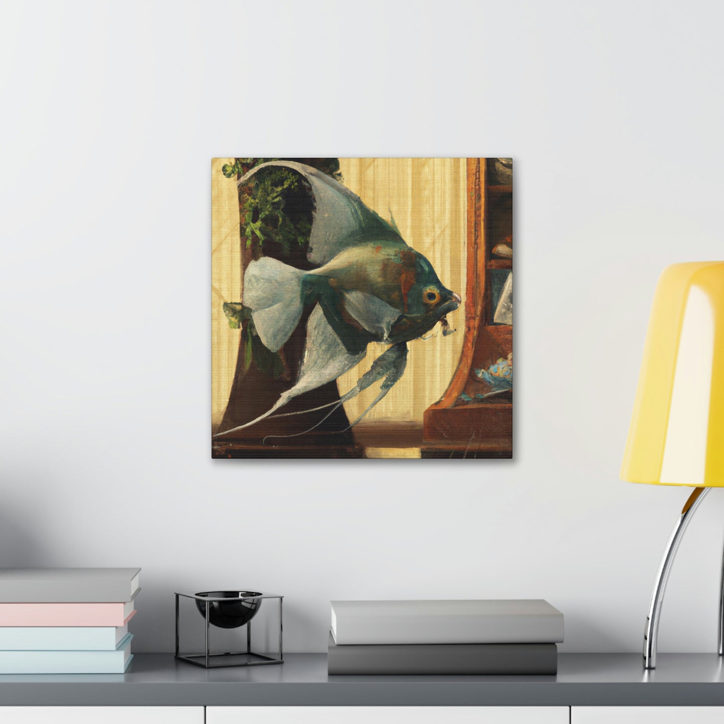 Ascend angelic fish - Canvas