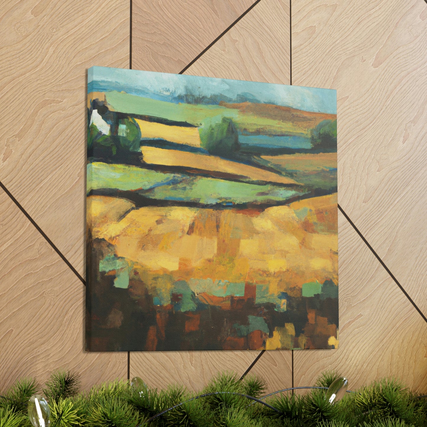 Harvesting Crop Fields - Canvas