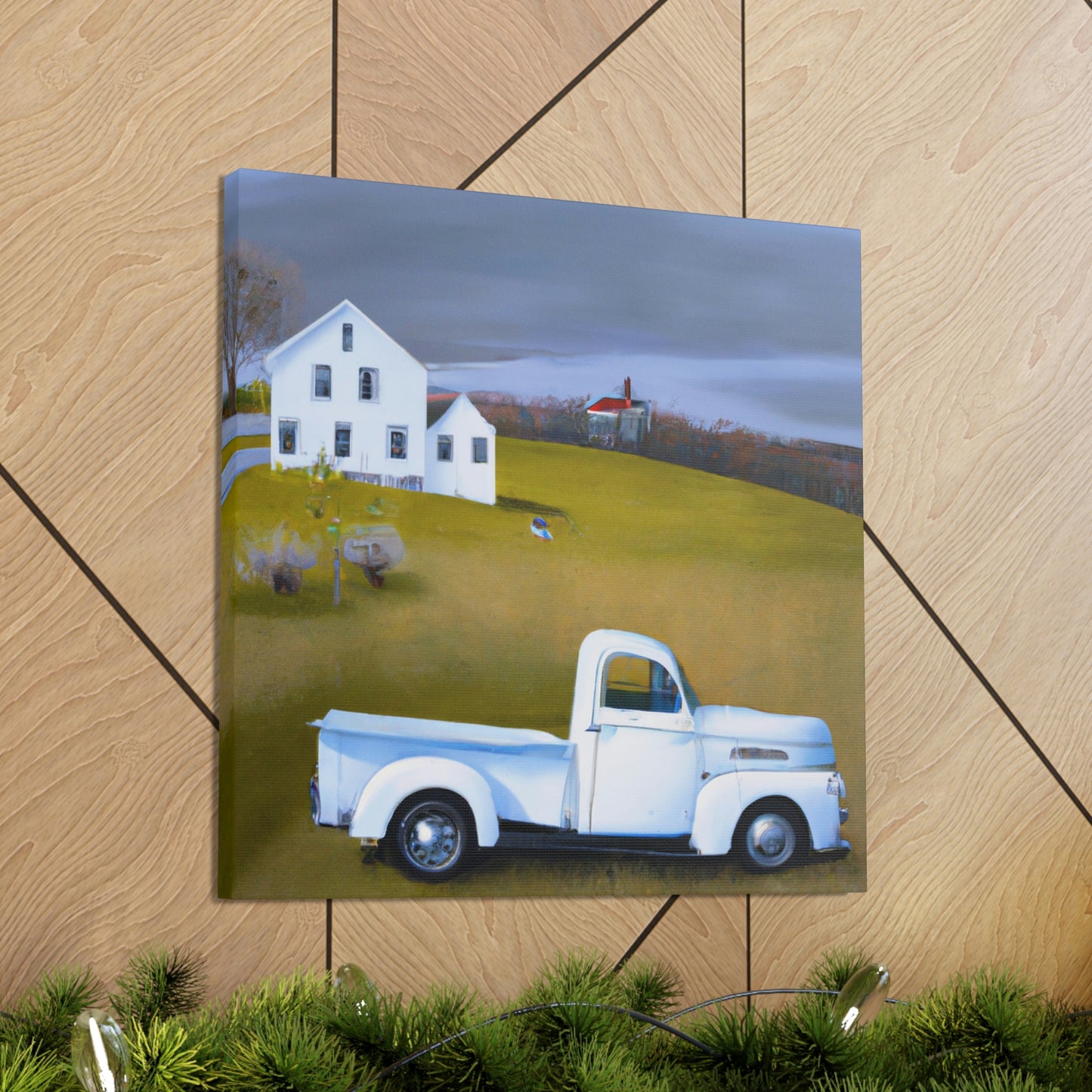 "Old Pickup Surreality" - Canvas