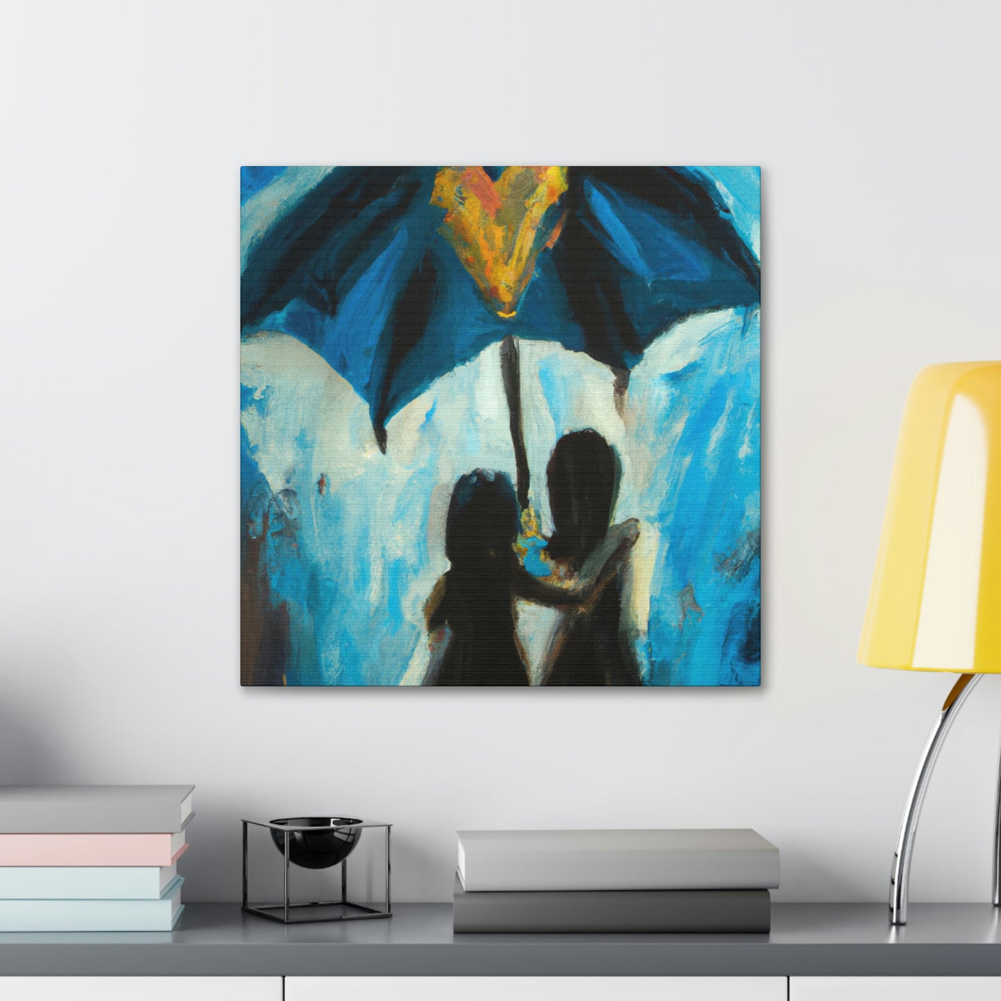 Love Under Rainy Skies - Canvas