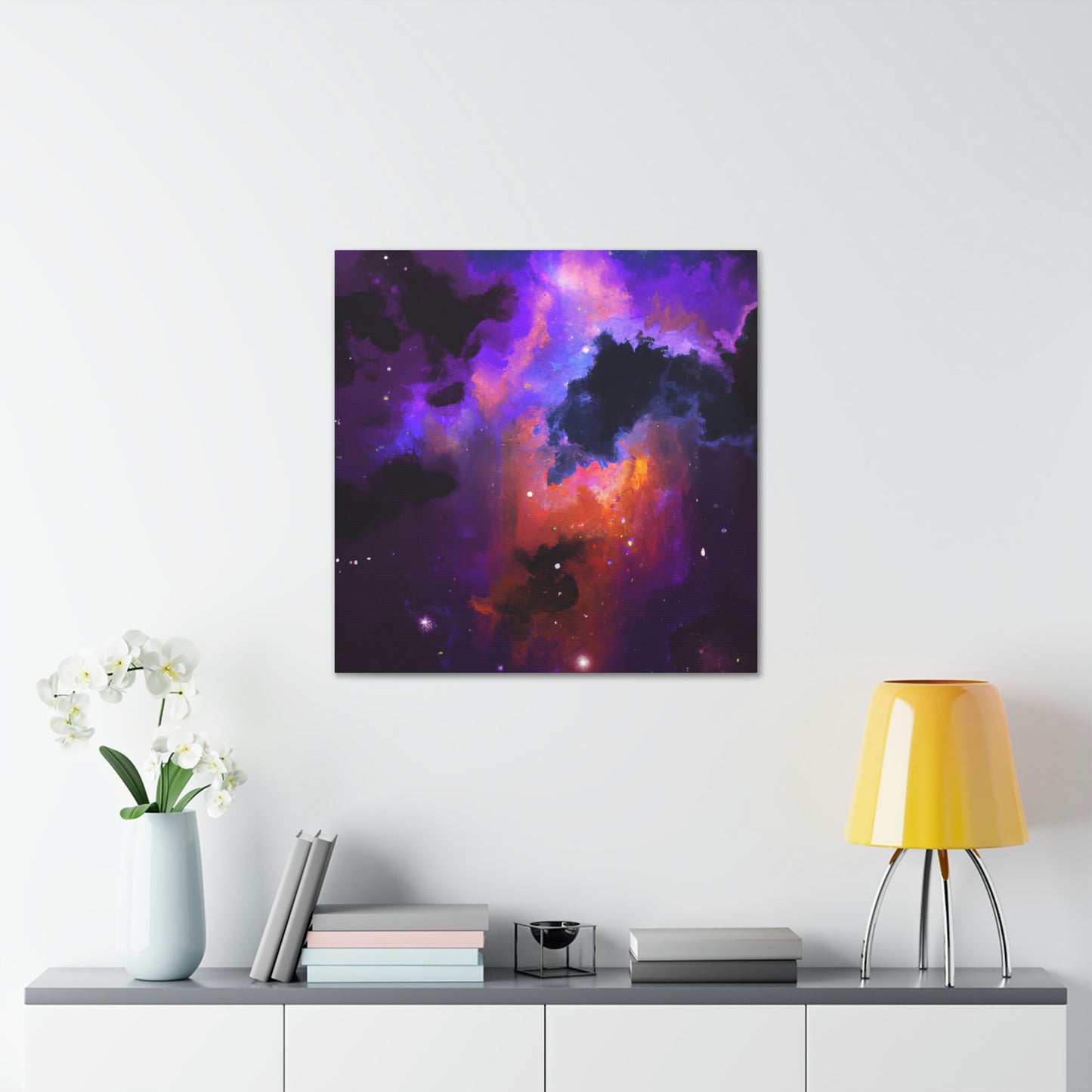 "A Cosmic Nebula Vision" - Canvas