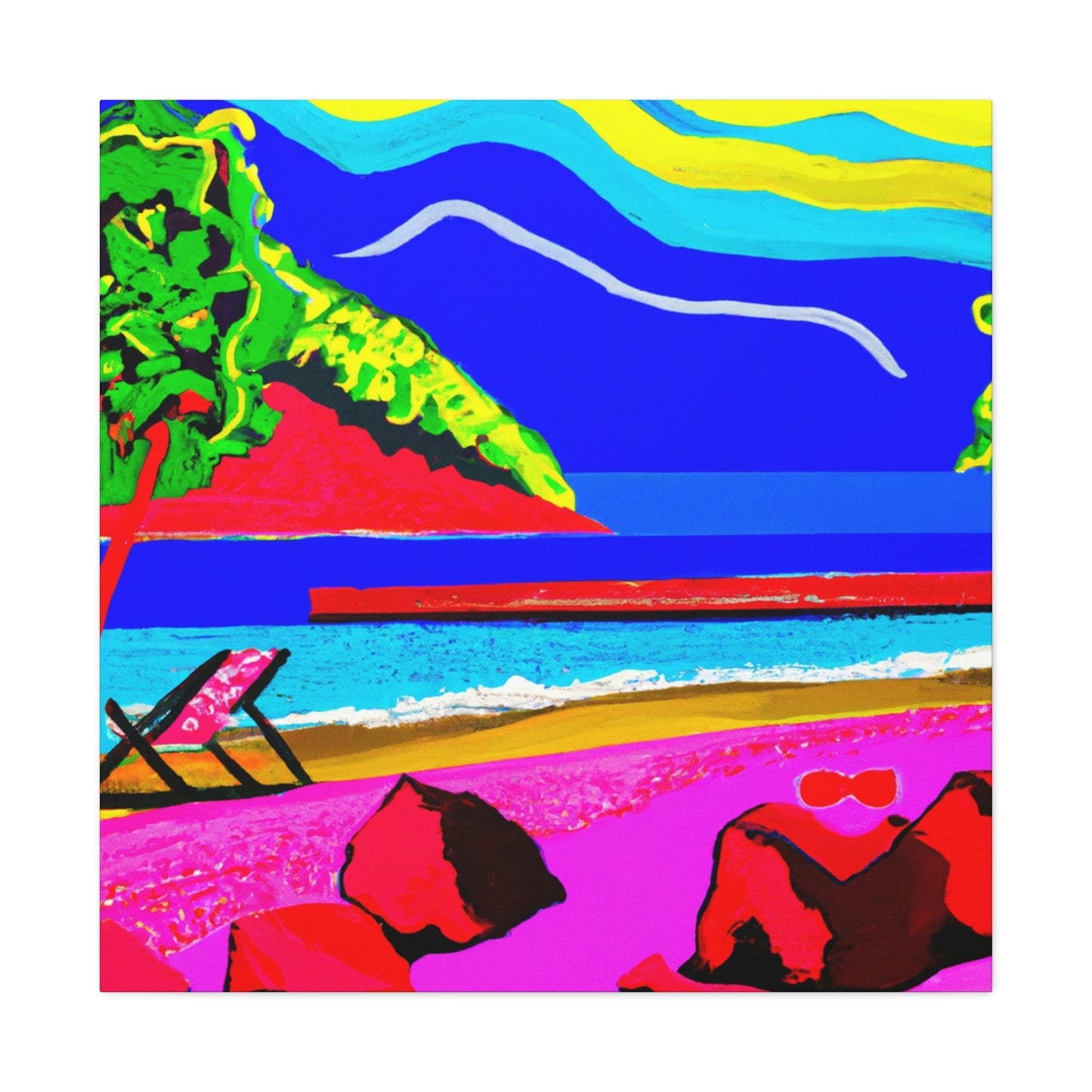 "Fauve Beach Colours" - Canvas