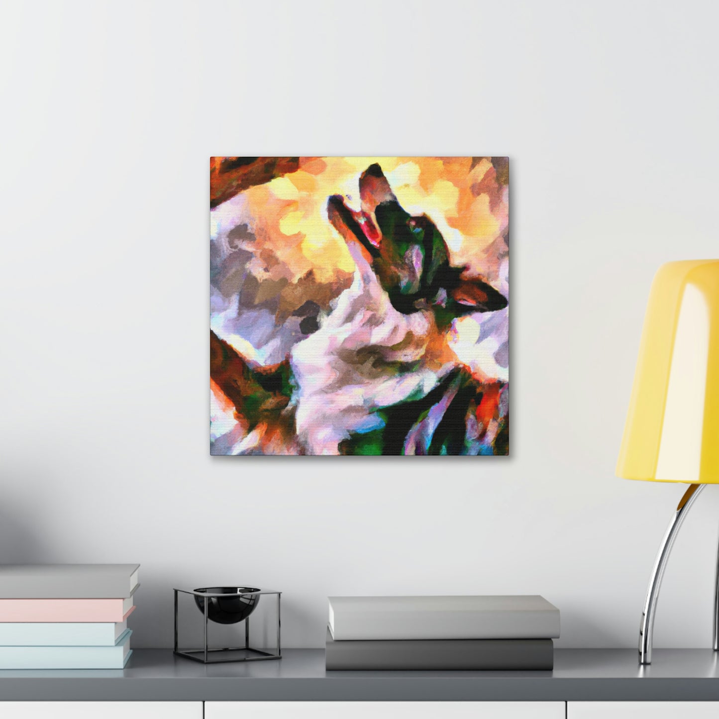 Border Collie Elegance - Canvas