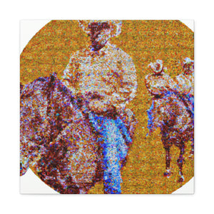 "Round Up: Cattle" - Canvas