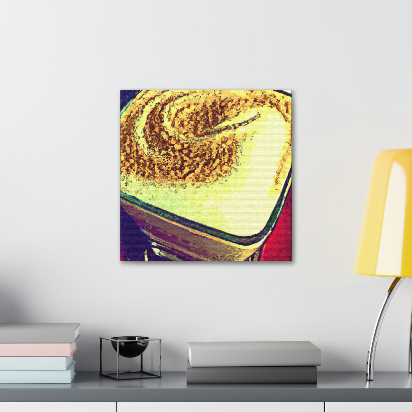 "Cappuccino Pop Culture." - Canvas