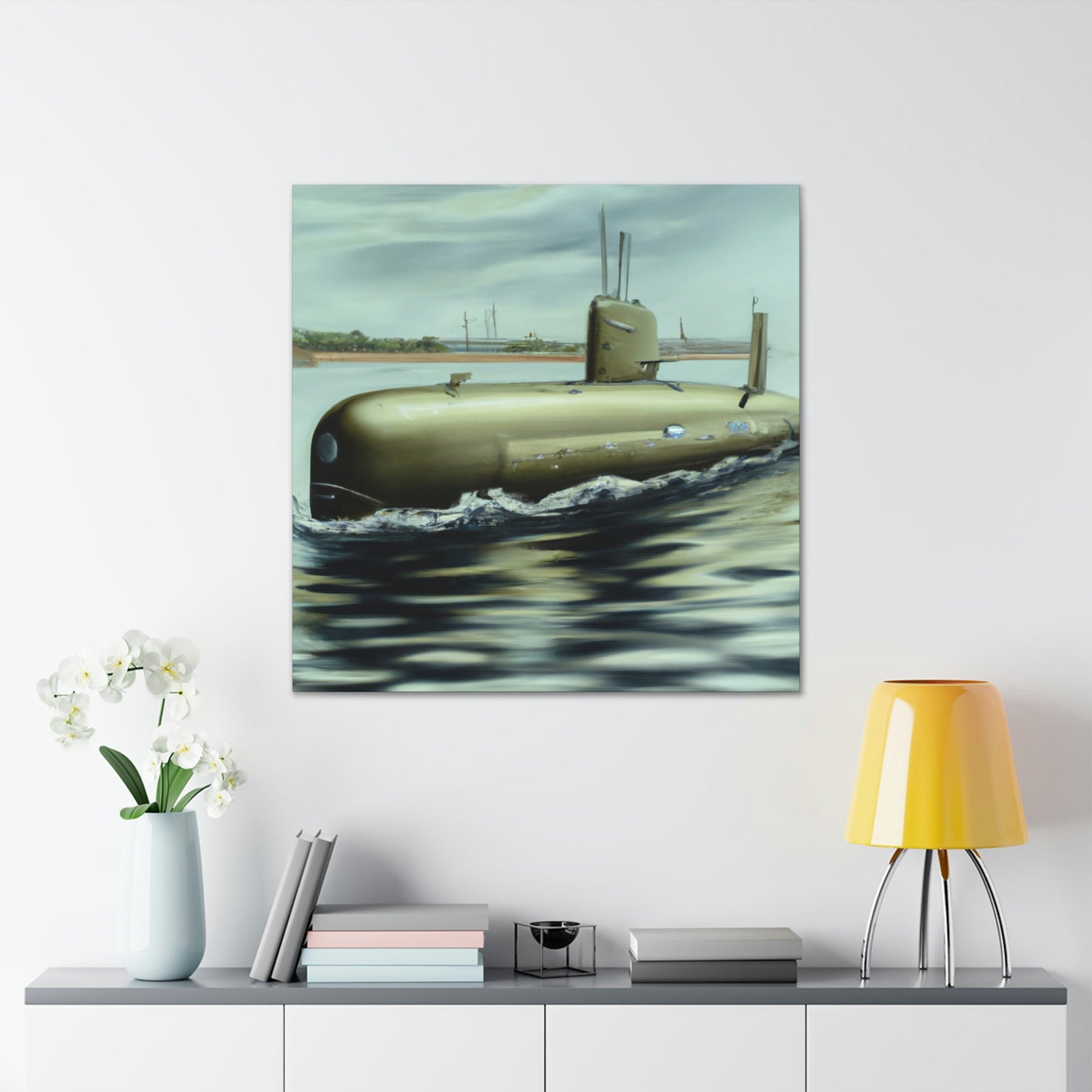 "Depth of Submarine Life" - Canvas