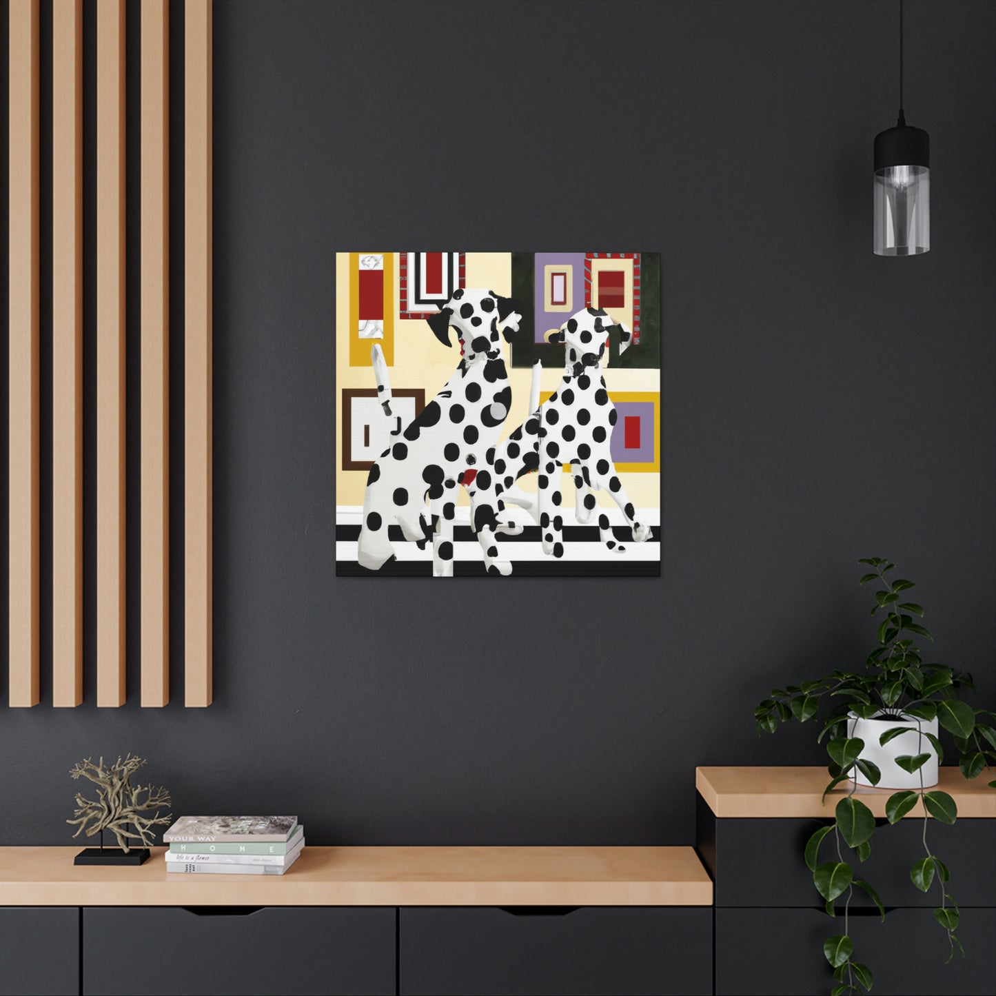 Dalmatian Slumbering Peace - Canvas