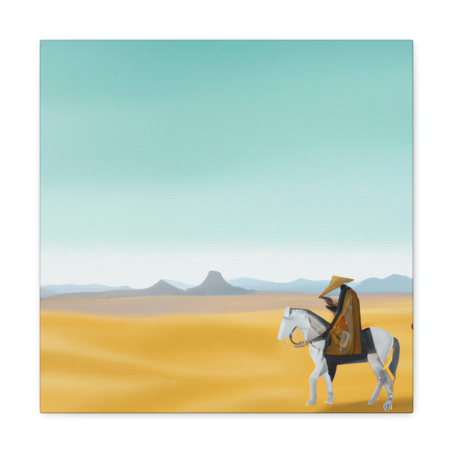 Western Sky Painted Gold - Canvas