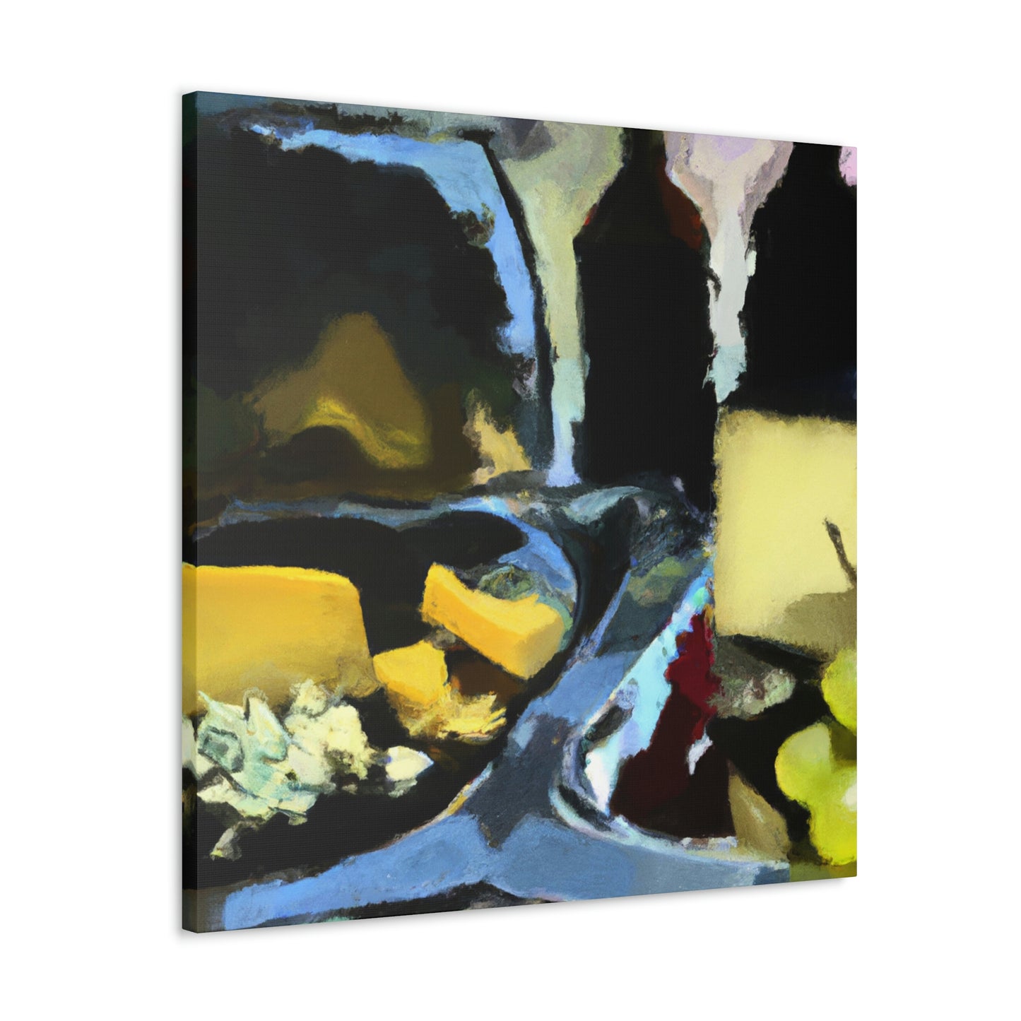 Cheese and Grapes Ablaze - Canvas