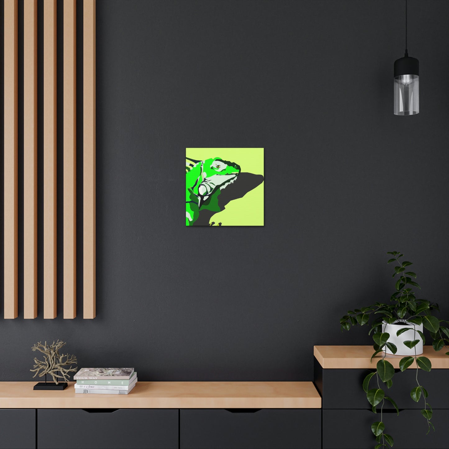 Iguanas in Stillness - Canvas