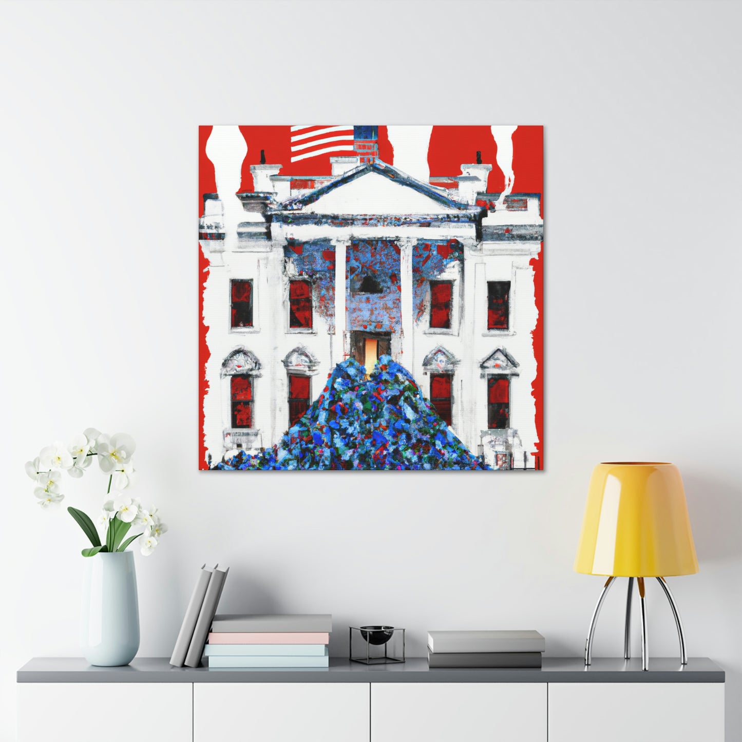 The White House Grandeur - Canvas