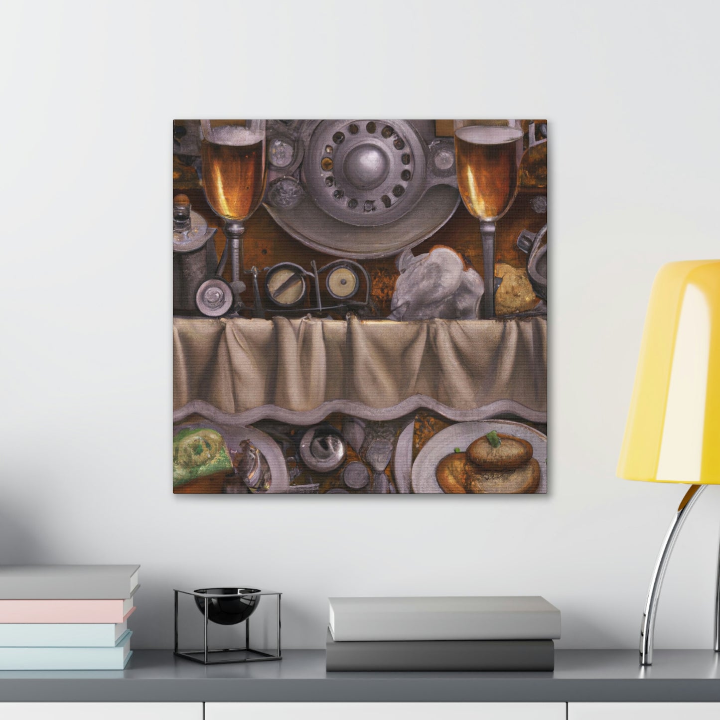 Steampunk Dinner Setting - Canvas