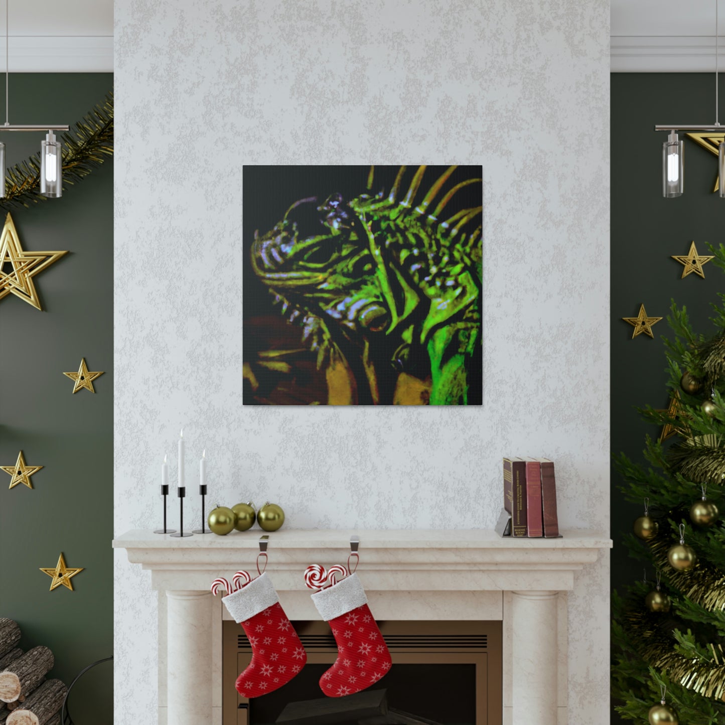 Iguana in Springtime - Canvas