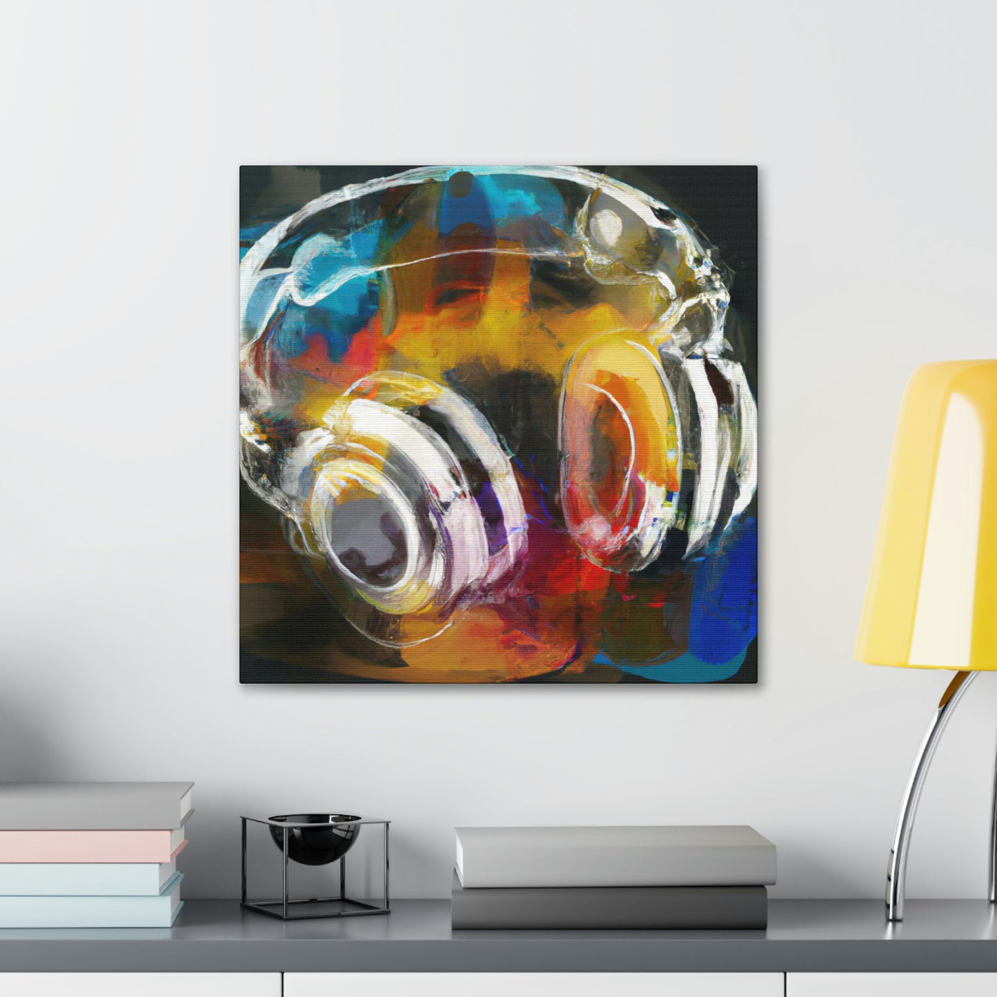 "Headphone Music Dreaming" - Canvas