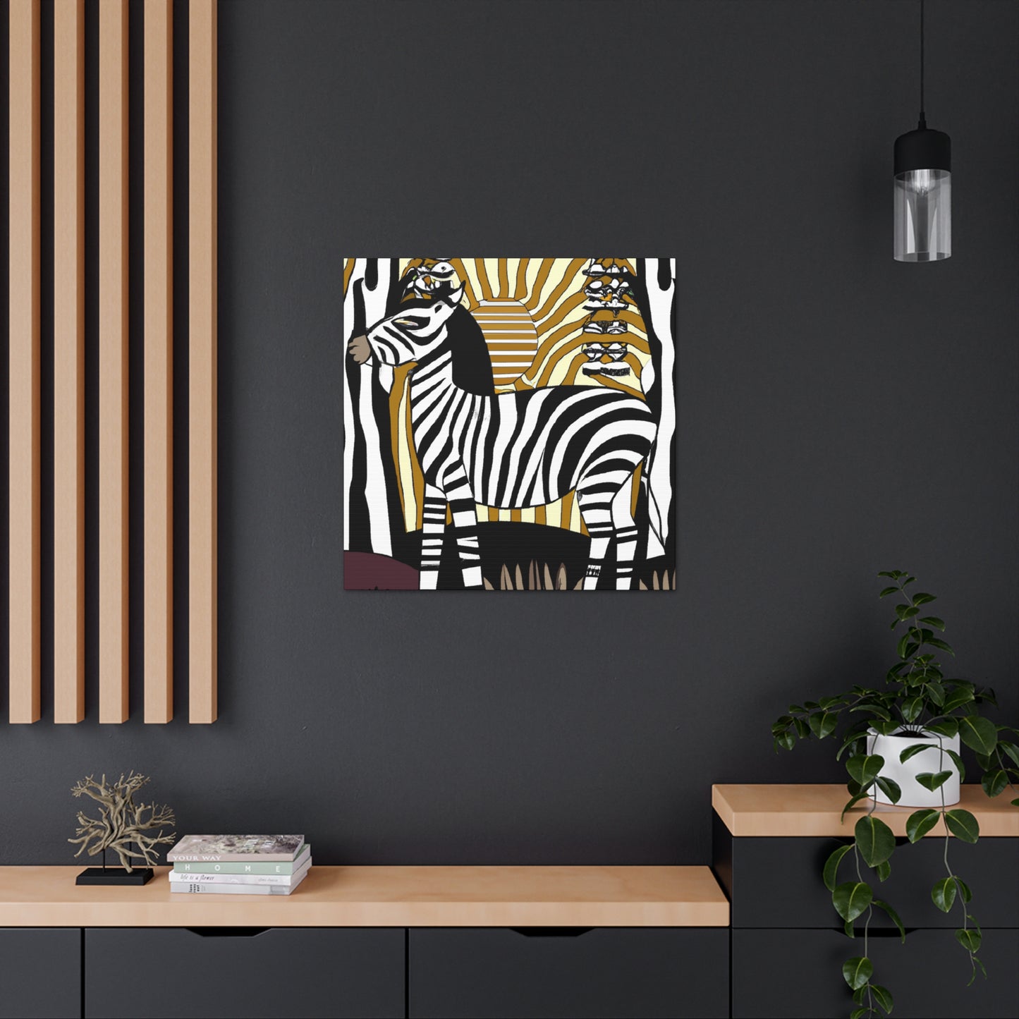 "Zebra's Glorious Strides" - Canvas