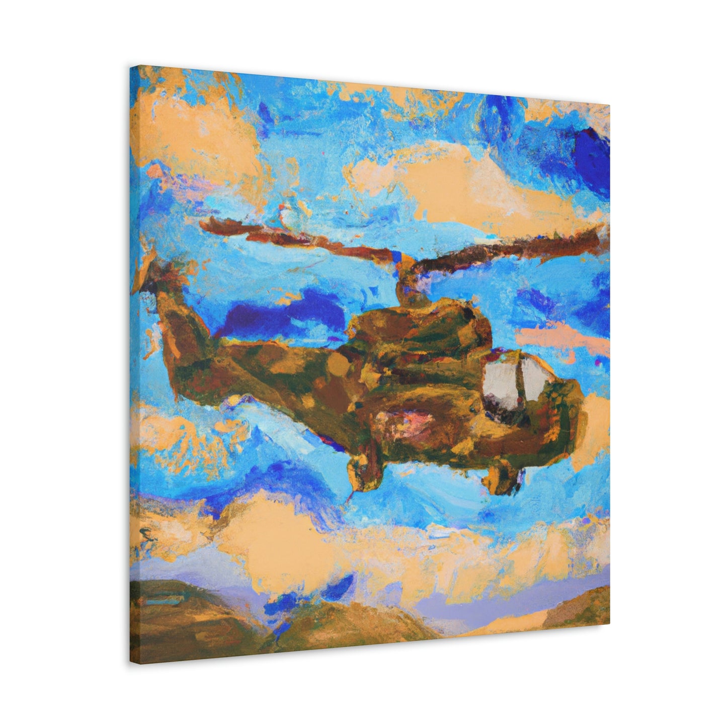 Helicopter Surreal Vision - Canvas