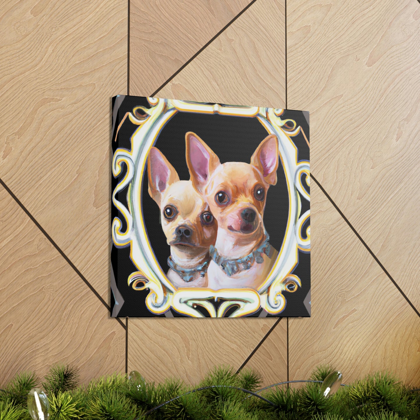 "Chihuahua Deco Dream" - Canvas