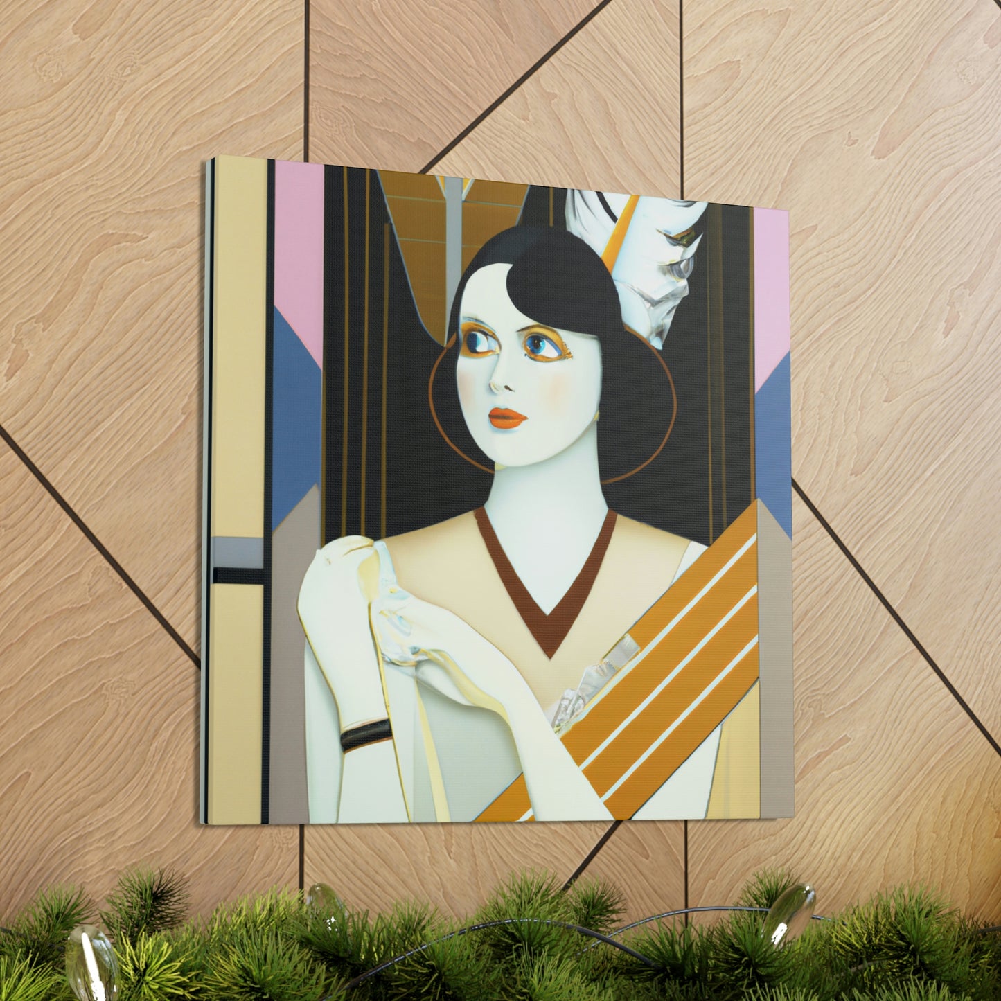 "Colonial Art Deco Dream" - Canvas