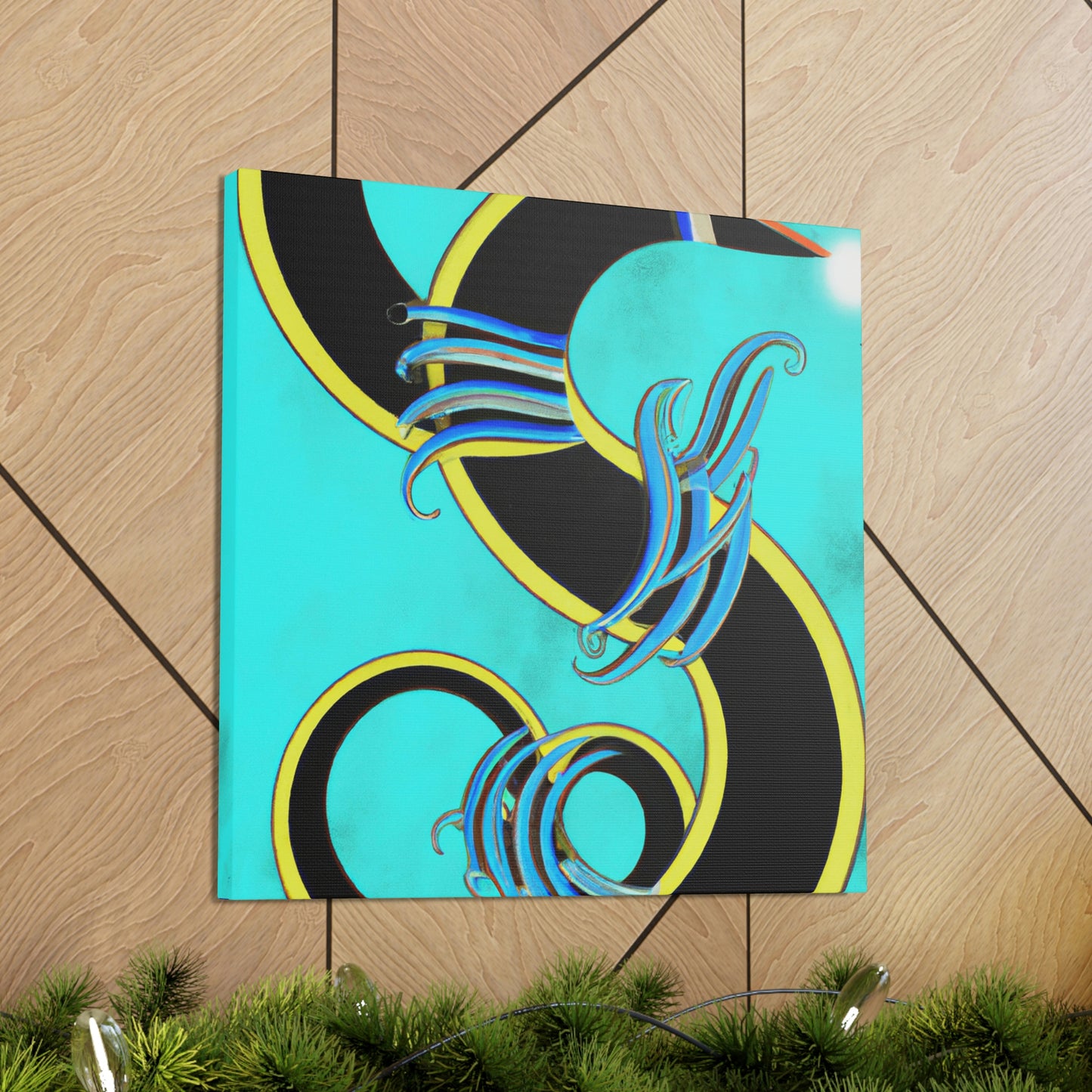 "Eel in Art Deco" - Canvas