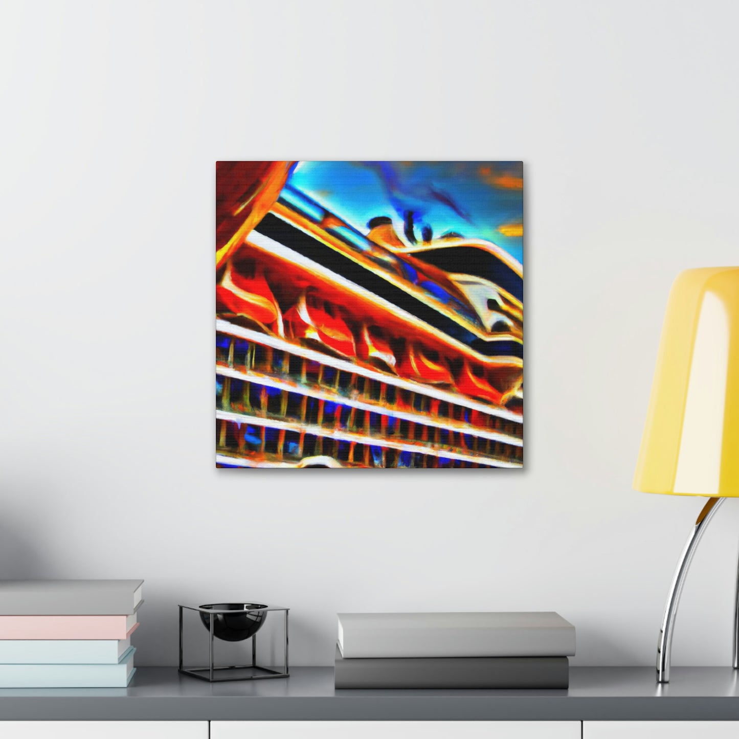 "Cruise Ship Haze Dream" - Canvas